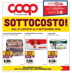 Volantino promozionale Coop Trentino  valide dal 27/08/2026