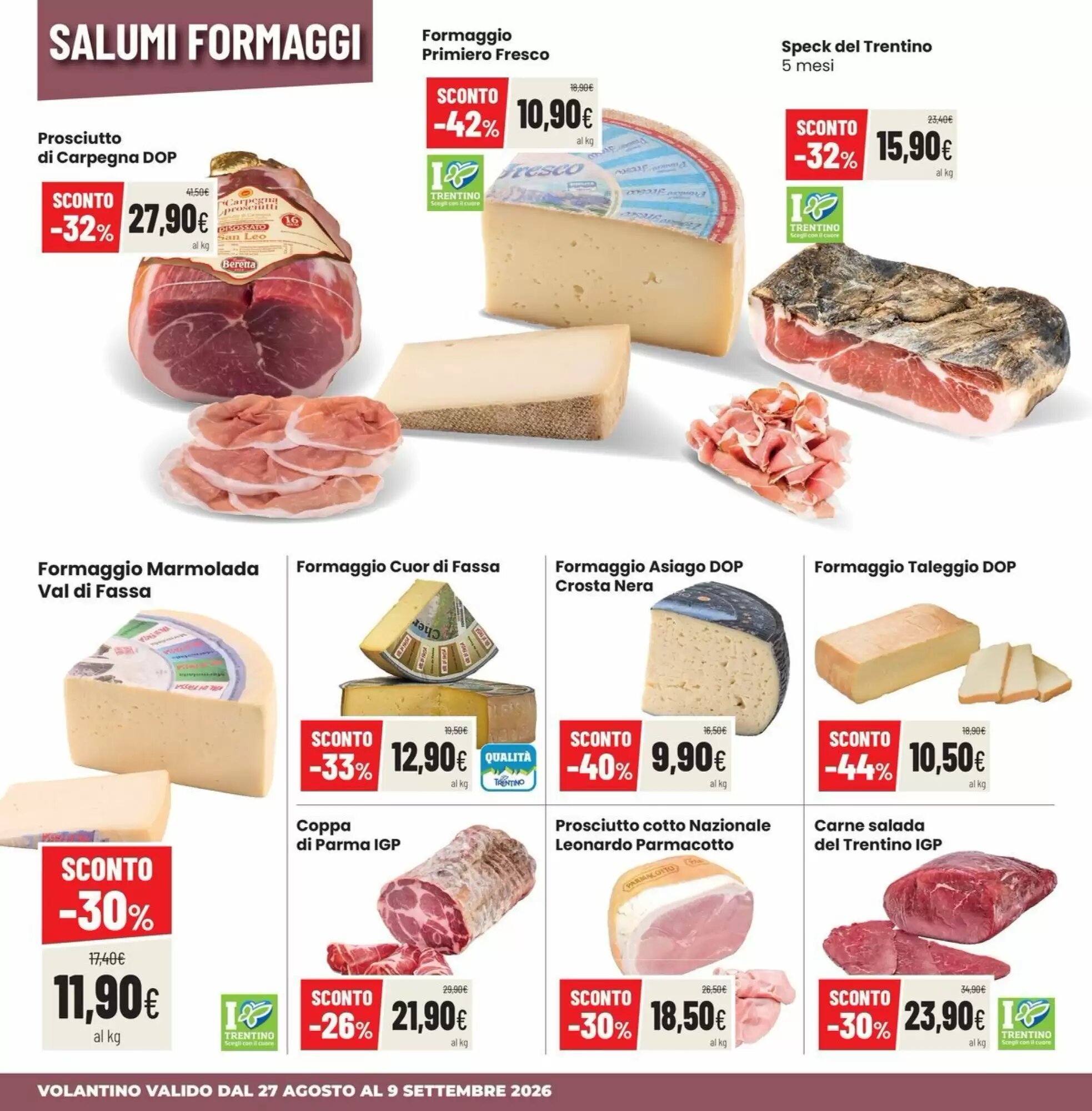 Volantino promozionale Coop Trentino  valide dal 27/08/2026 - Pagina 8.