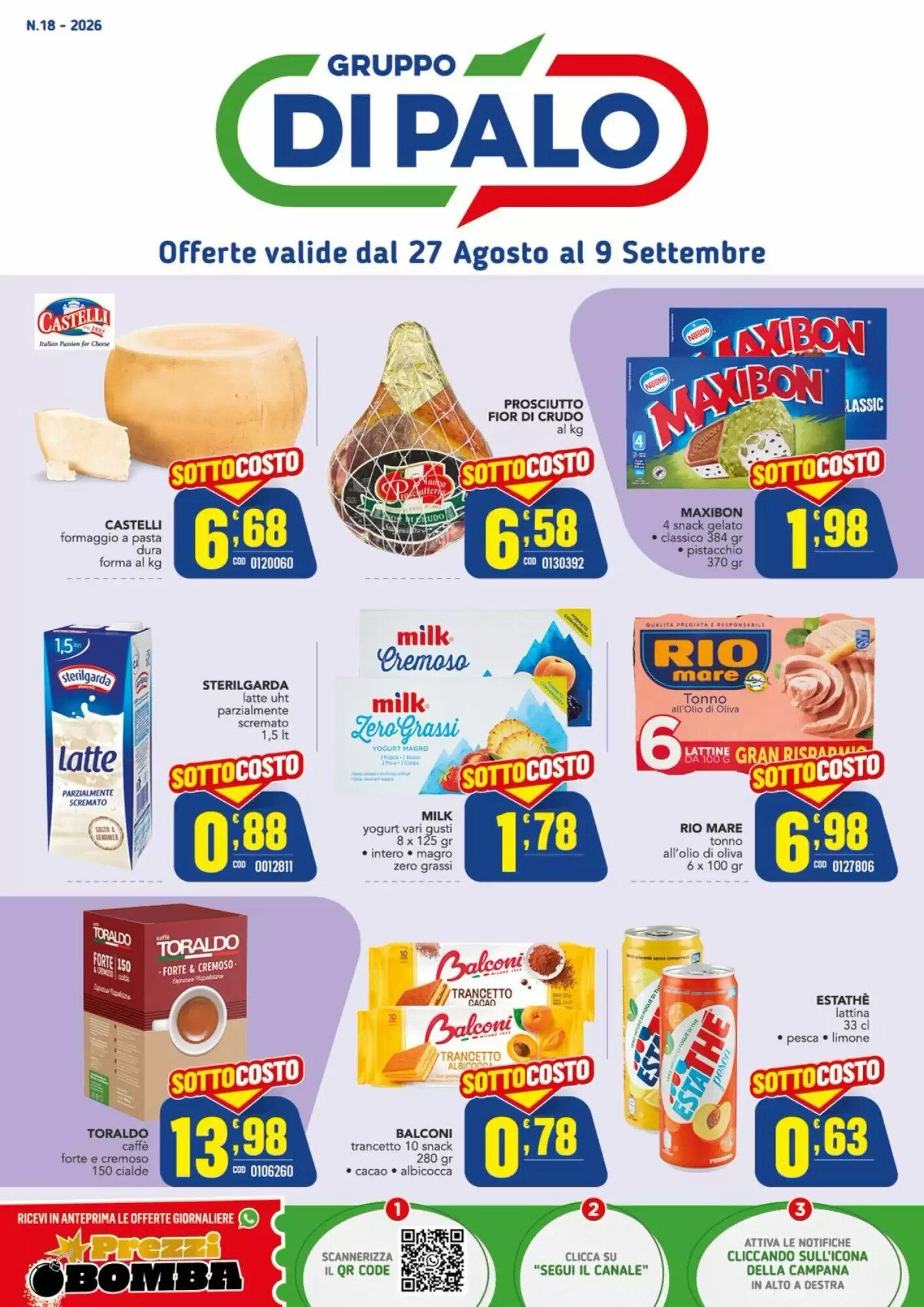 Volantino promozionale Gruppo di Palo  valide dal 27/08/2026 - Pagina 1.