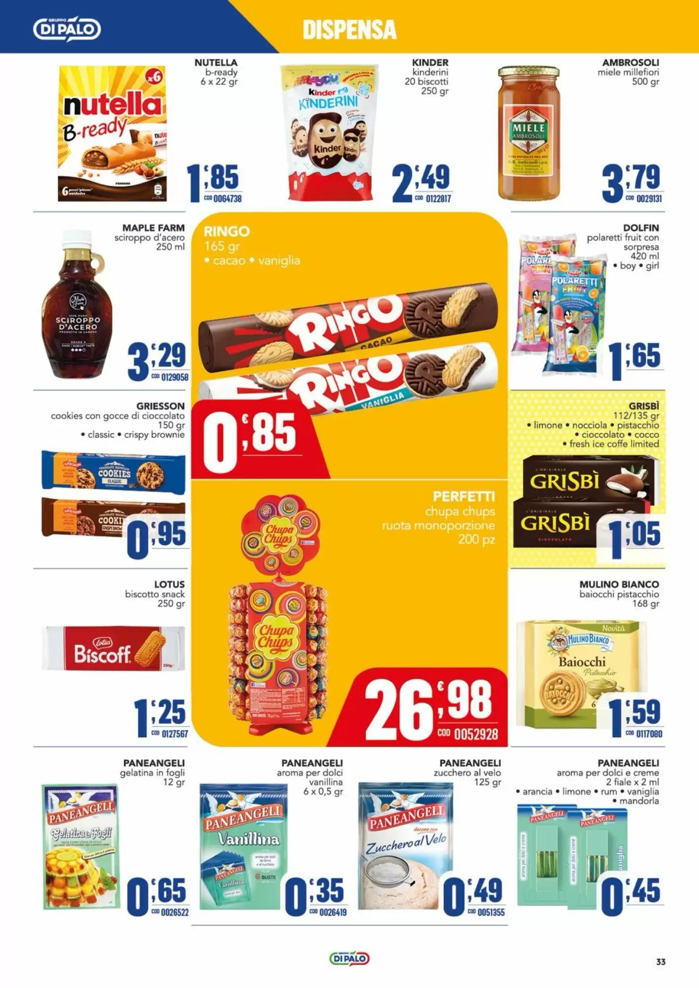 Volantino promozionale Gruppo di Palo  valide dal 27/08/2026 - Pagina 33.