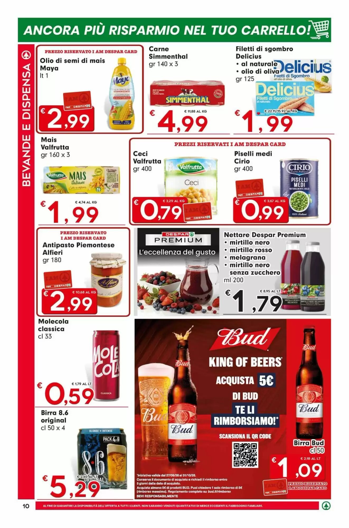 Volantino promozionale Eurospar  valide dal 27/08/2026 - Pagina 10.