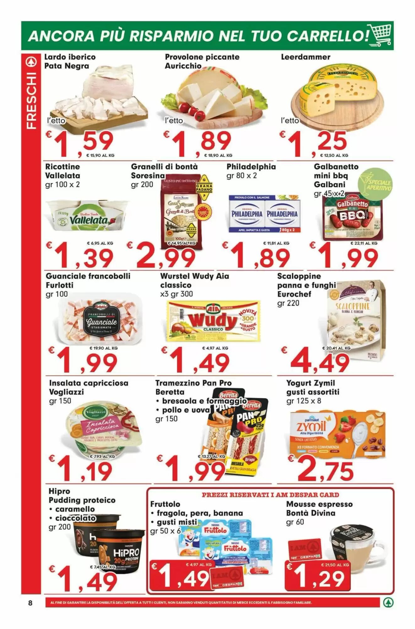 Volantino promozionale Eurospar  valide dal 27/08/2026 - Pagina 8.