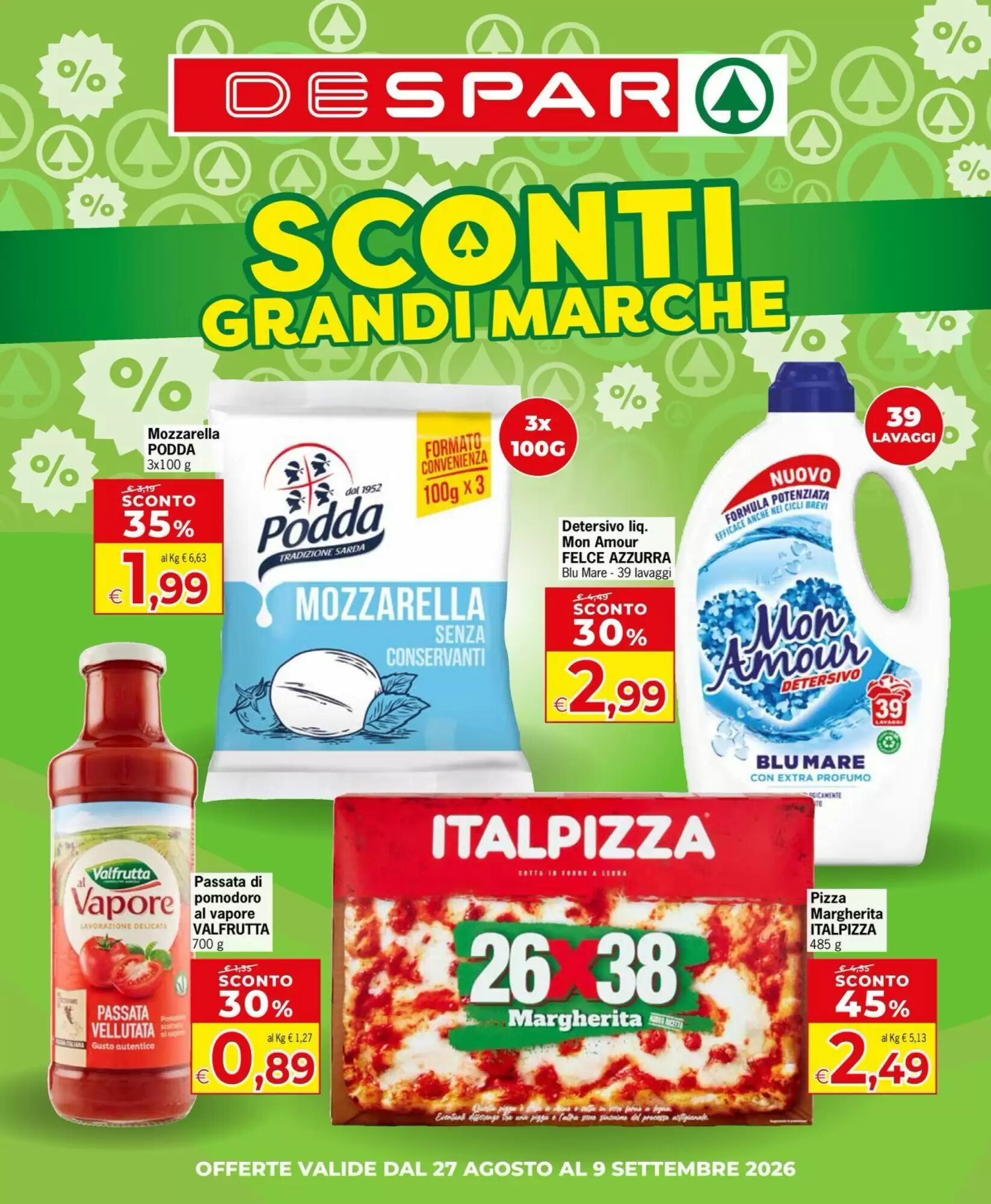 Volantino promozionale Despar valide dal 27/08/2026 - Pagina 1.