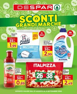 Volantino promozionale Despar  valide dal 27/08/2026