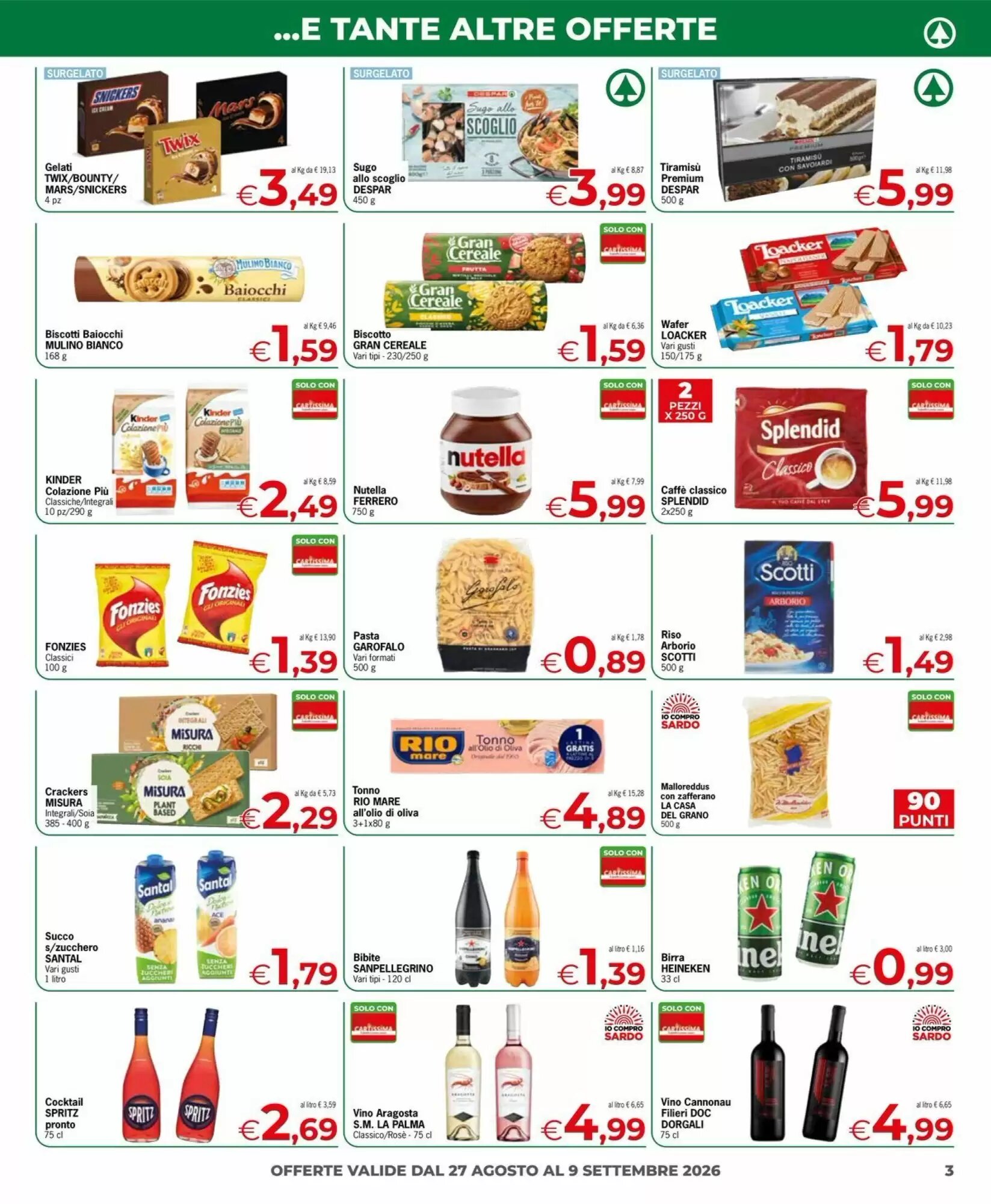 Volantino promozionale Despar  valide dal 27/08/2026 - Pagina 3.