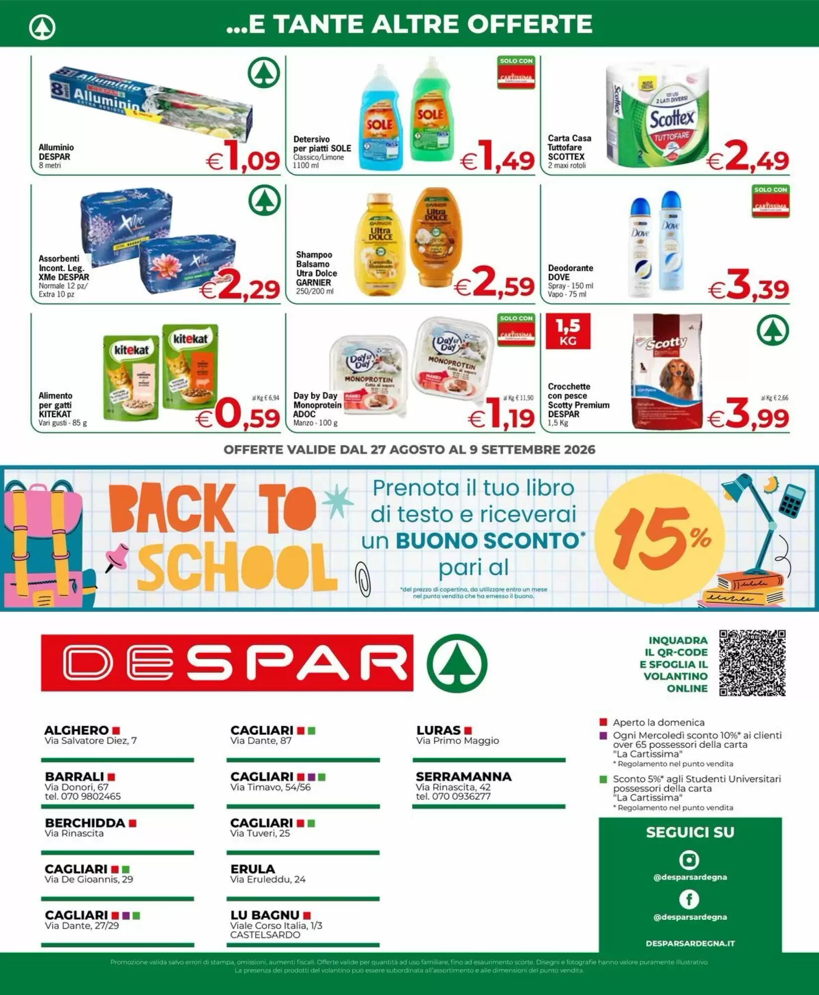 Volantino promozionale Despar  valide dal 27/08/2026 - Pagina 4.