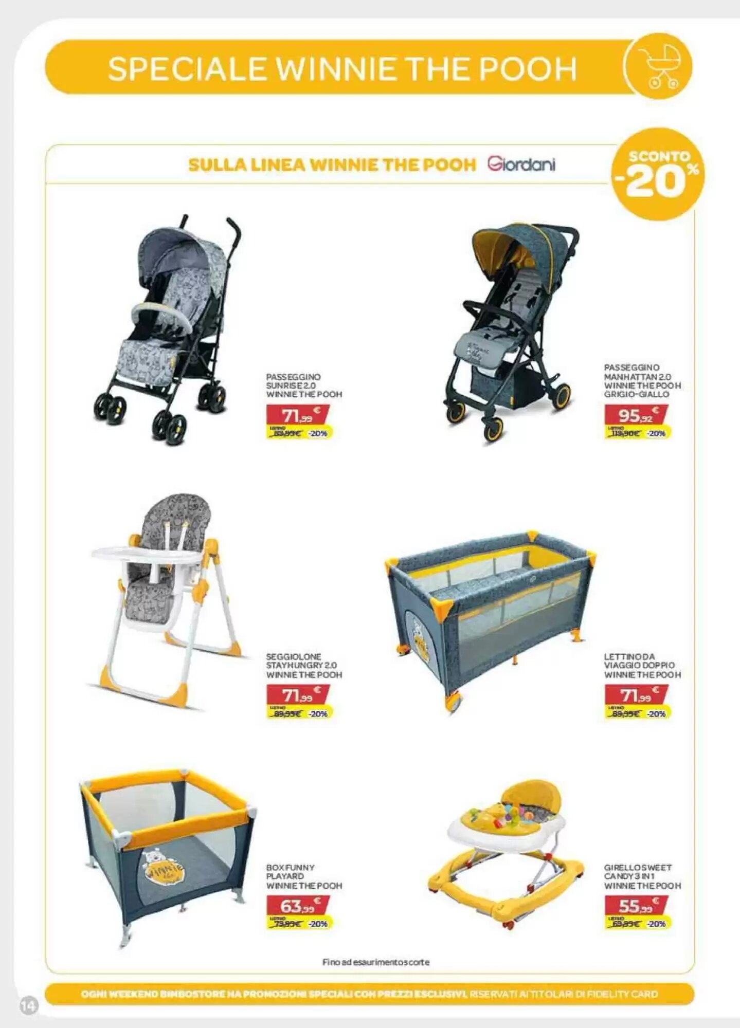 Volantino promozionale Bimbo Store  valide dal 27/08/2026 - Pagina 14.