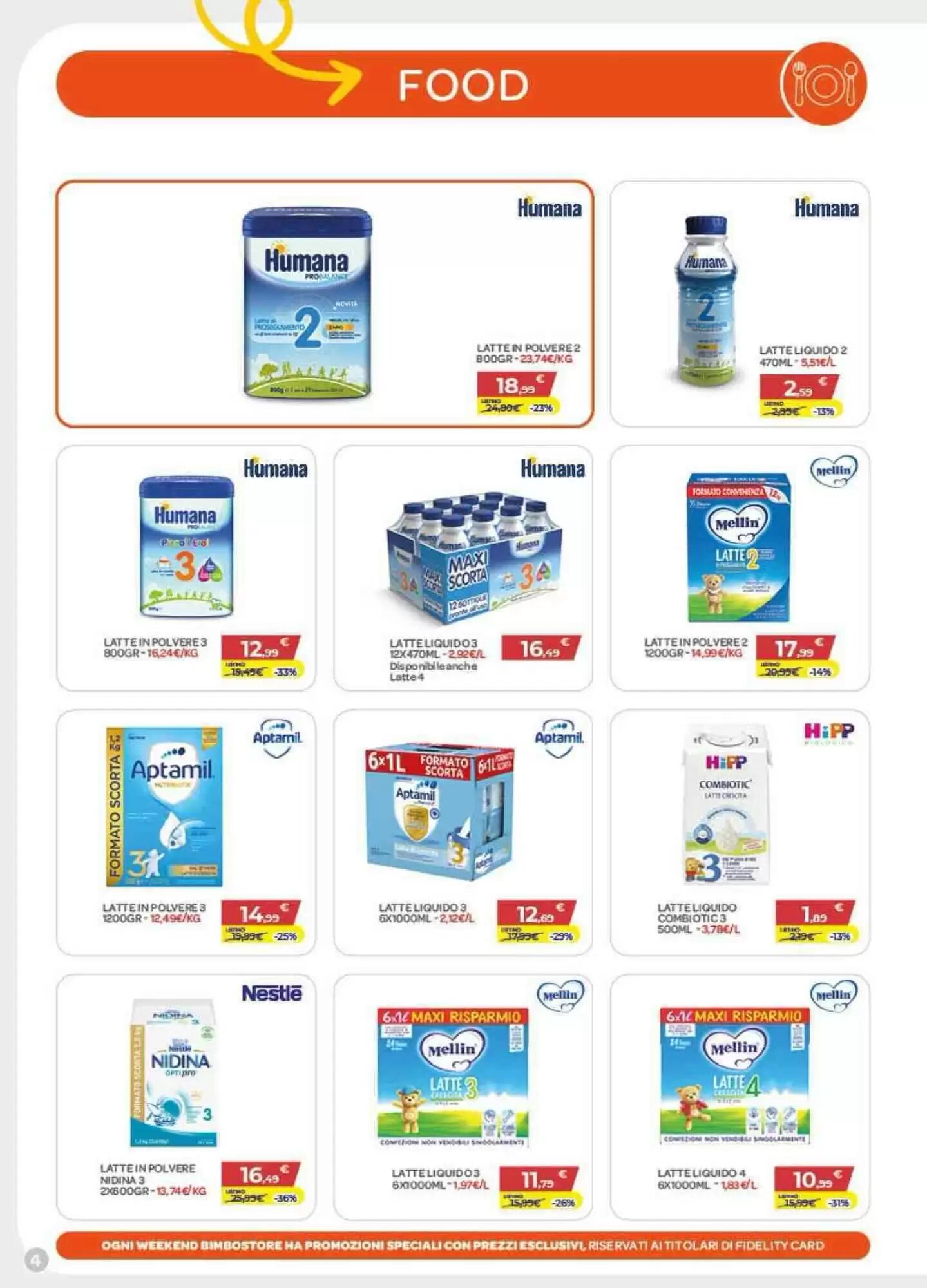 Volantino promozionale Bimbo Store  valide dal 27/08/2026 - Pagina 4.