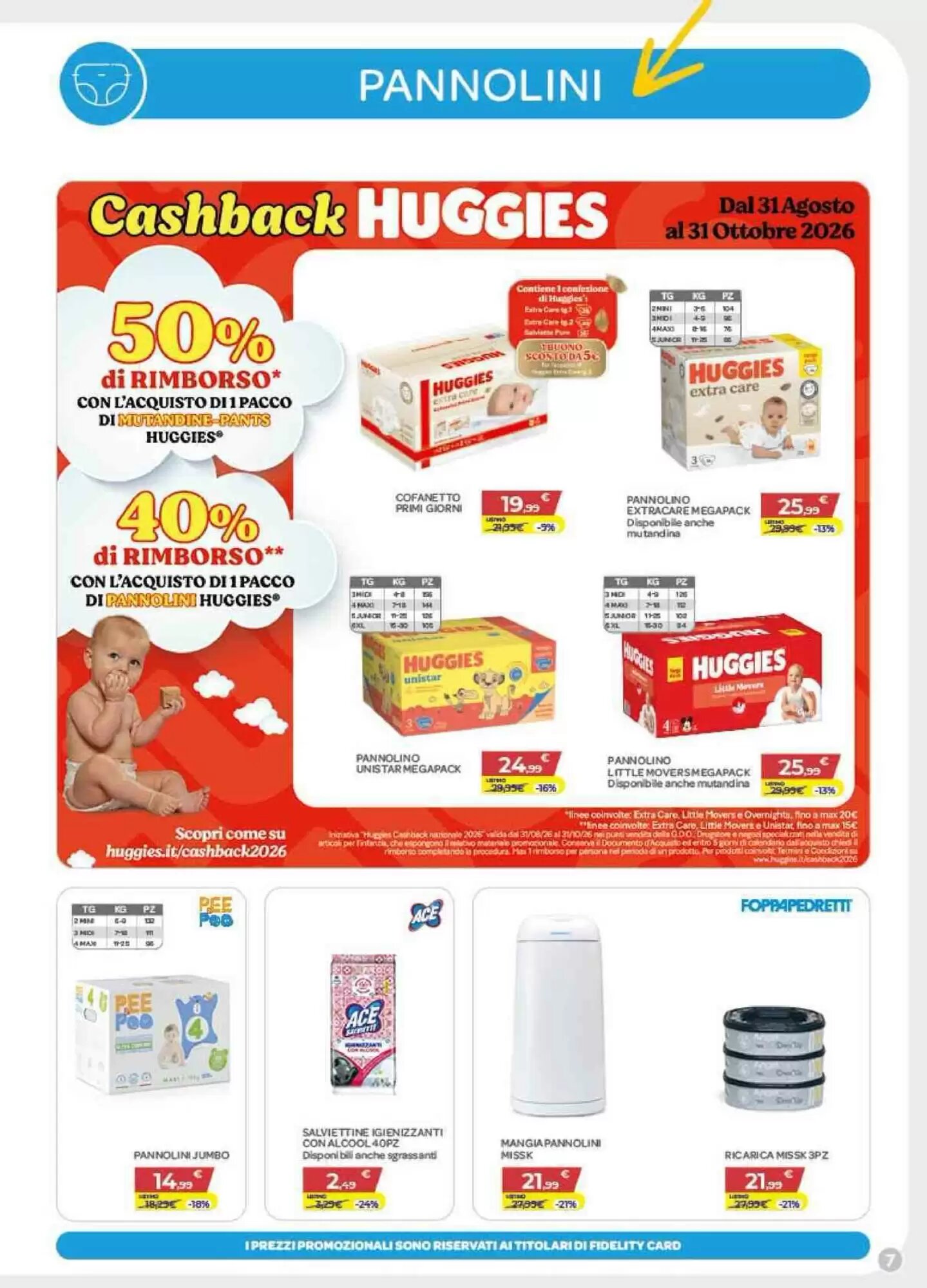 Volantino promozionale Bimbo Store  valide dal 27/08/2026 - Pagina 7.