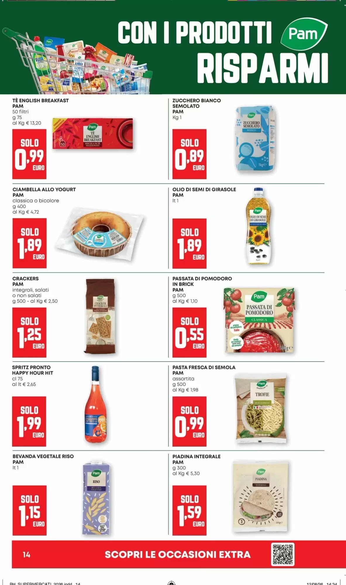 Volantino promozionale Pam  valide dal 27/08/2026 - Pagina 14.