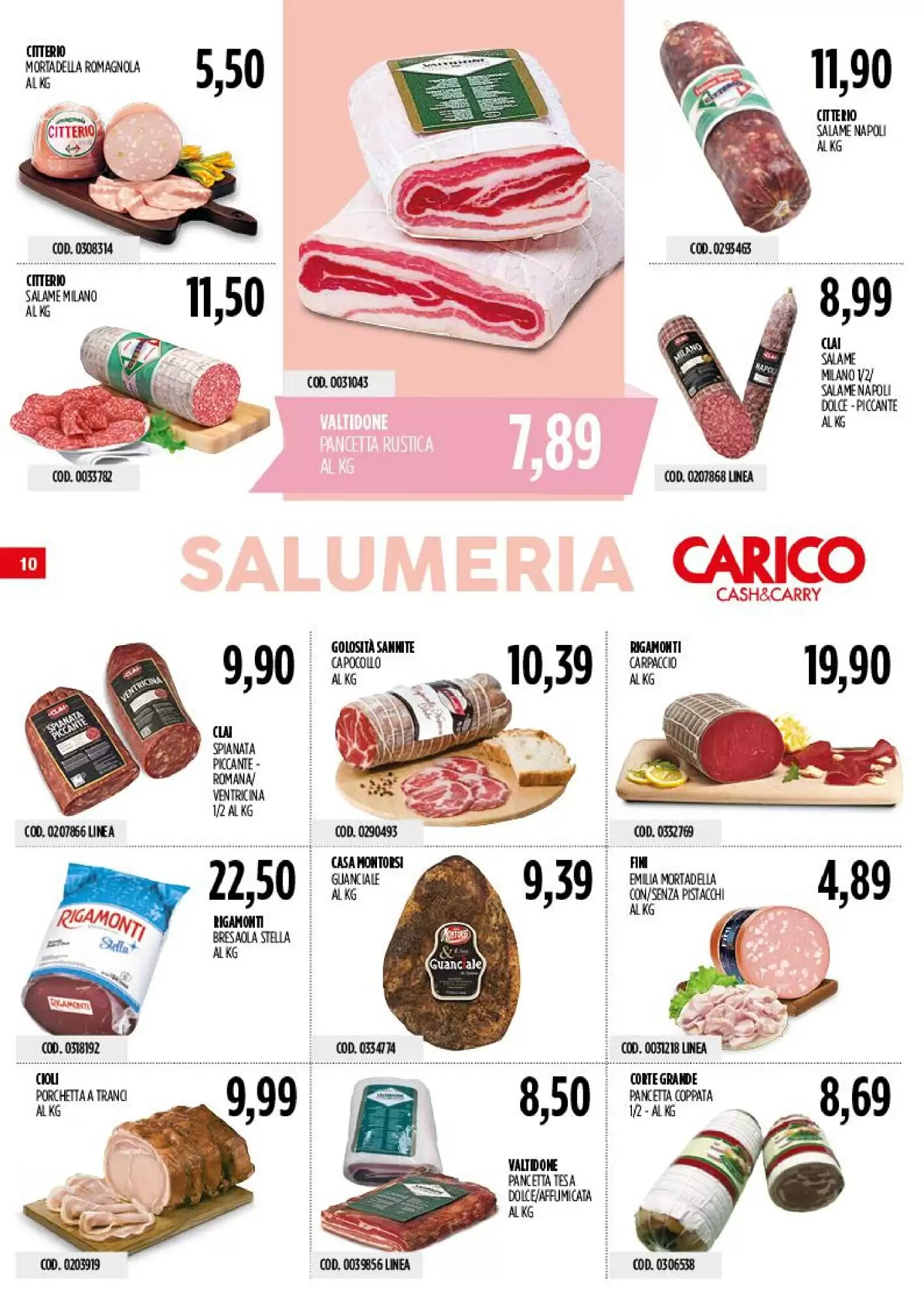 Volantino promozionale Carico Cash & Carry  valide dal 27/08/2026 - Pagina 10.