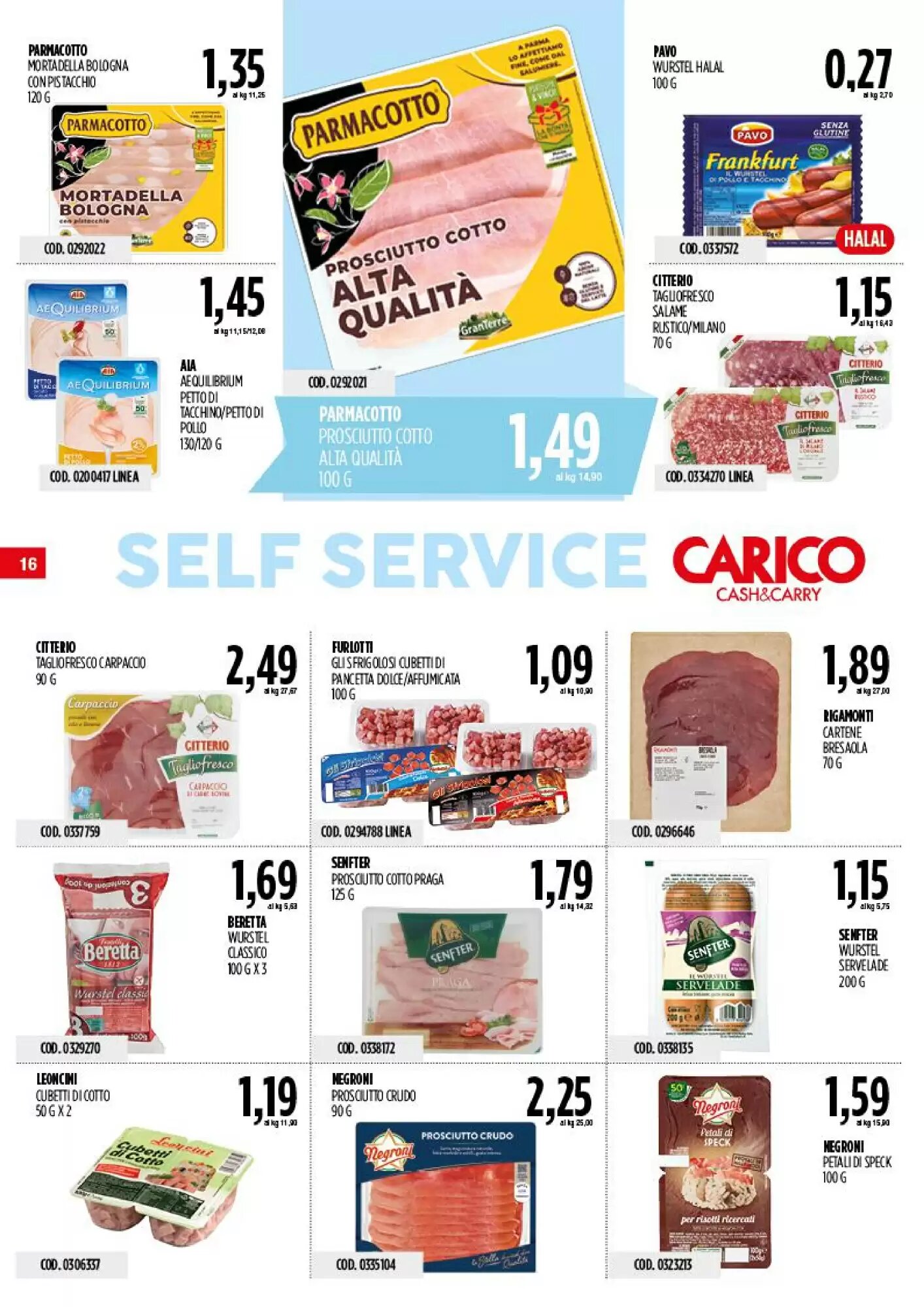 Volantino promozionale Carico Cash & Carry  valide dal 27/08/2026 - Pagina 16.