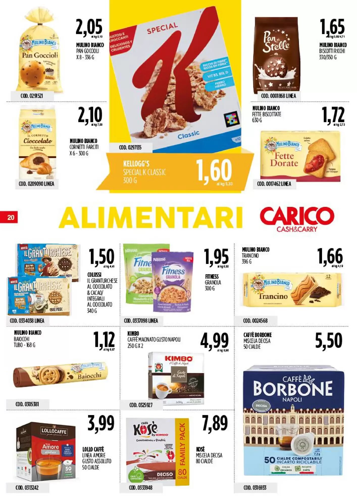 Volantino promozionale Carico Cash & Carry  valide dal 27/08/2026 - Pagina 20.
