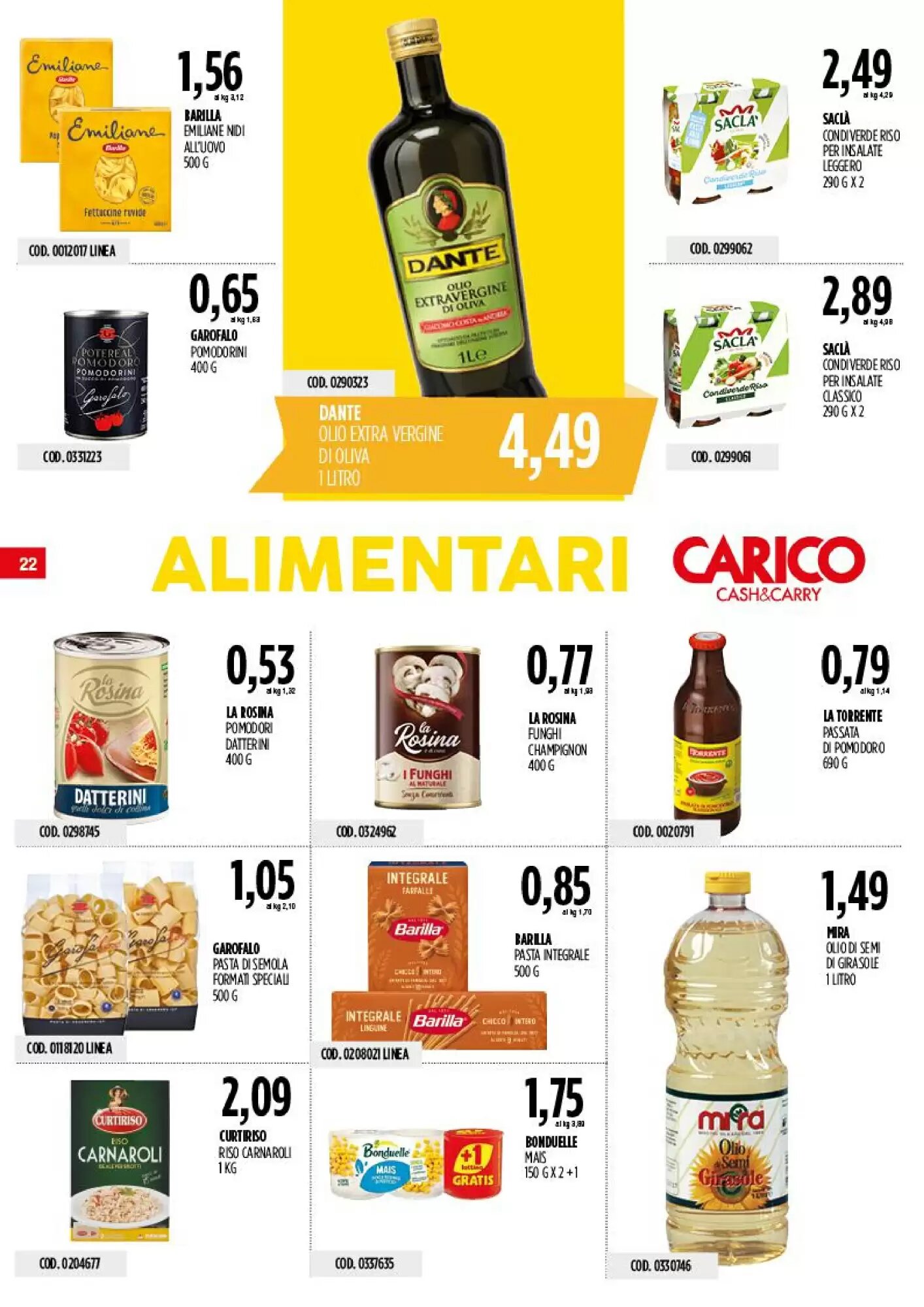 Volantino promozionale Carico Cash & Carry  valide dal 27/08/2026 - Pagina 22.