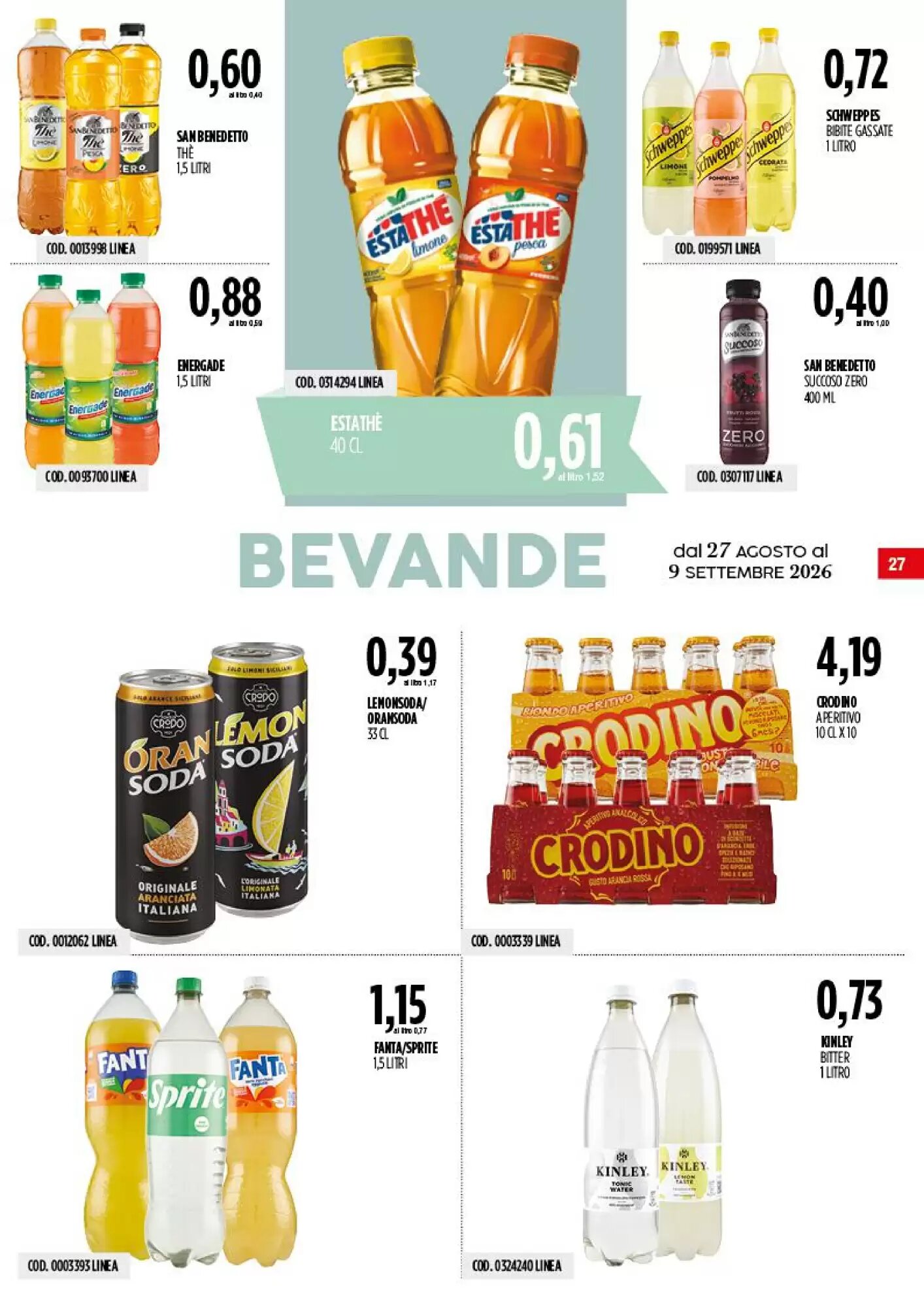 Volantino promozionale Carico Cash & Carry  valide dal 27/08/2026 - Pagina 27.