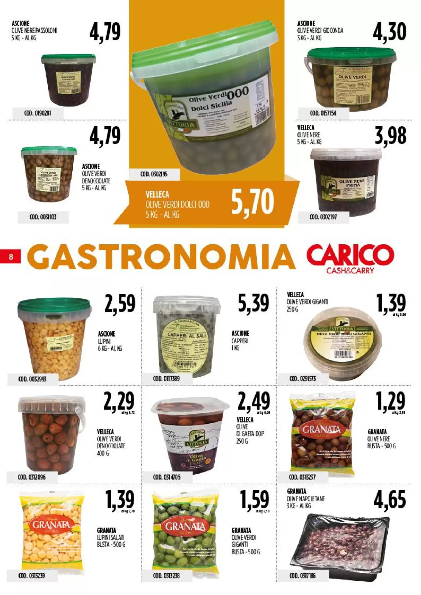 Volantino promozionale Carico Cash & Carry  valide dal 27/08/2026 - Pagina 8.