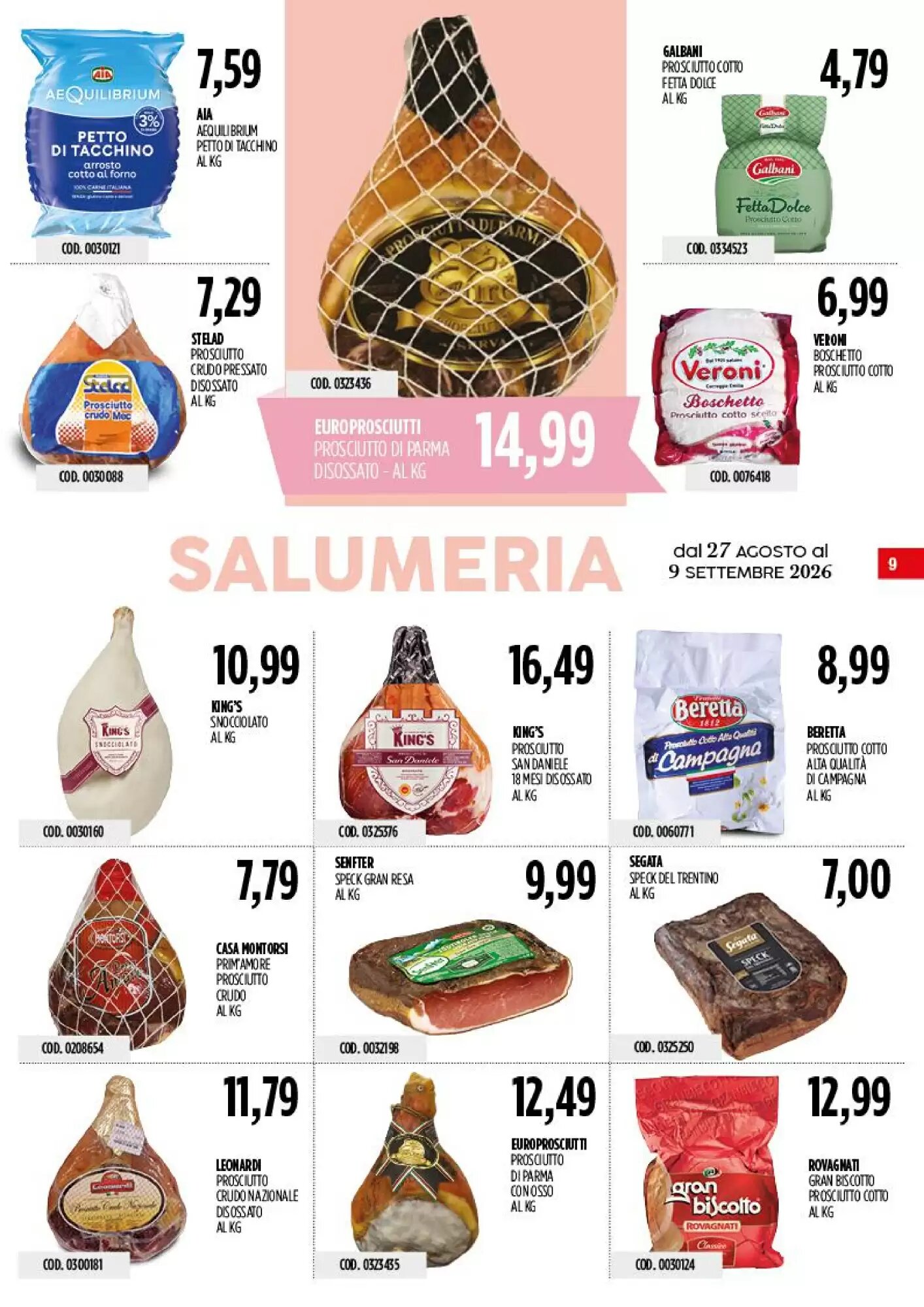 Volantino promozionale Carico Cash & Carry  valide dal 27/08/2026 - Pagina 9.