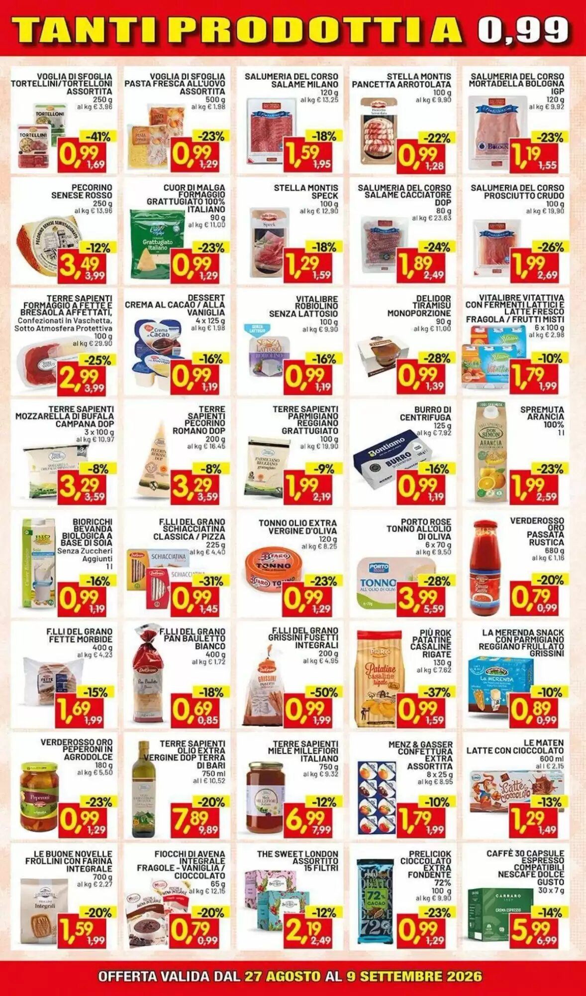 Volantino promozionale Centro Commerciale Discount  valide dal 27/08/2026 - Pagina 2.