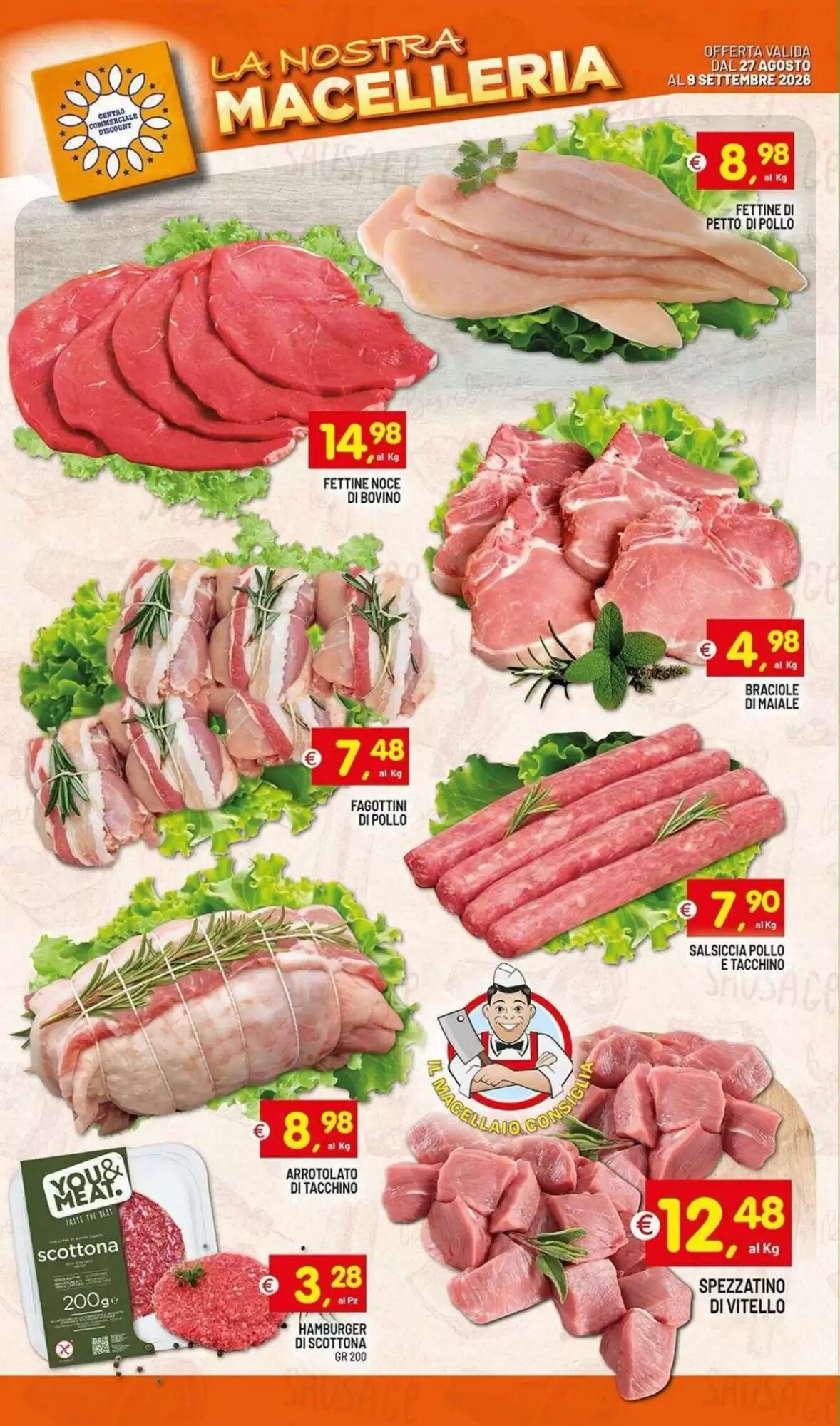 Volantino promozionale Centro Commerciale Discount  valide dal 27/08/2026 - Pagina 4.