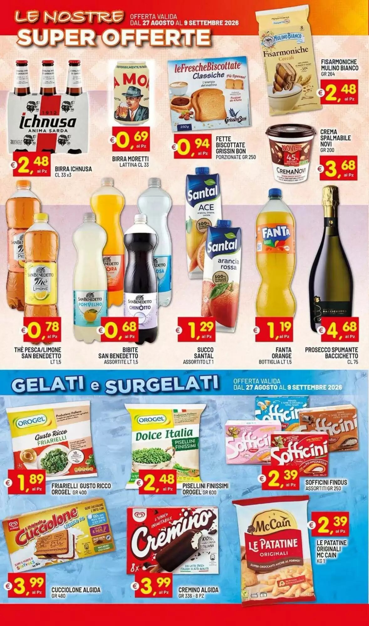 Volantino promozionale Centro Commerciale Discount  valide dal 27/08/2026 - Pagina 9.