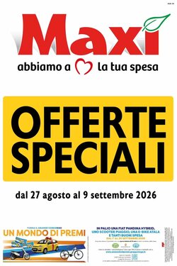 Volantino promozionale Maxi Supermercati  valide dal 27/08/2026