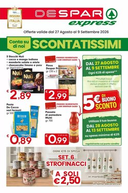 Volantino promozionale Despar  valide dal 27/08/2026