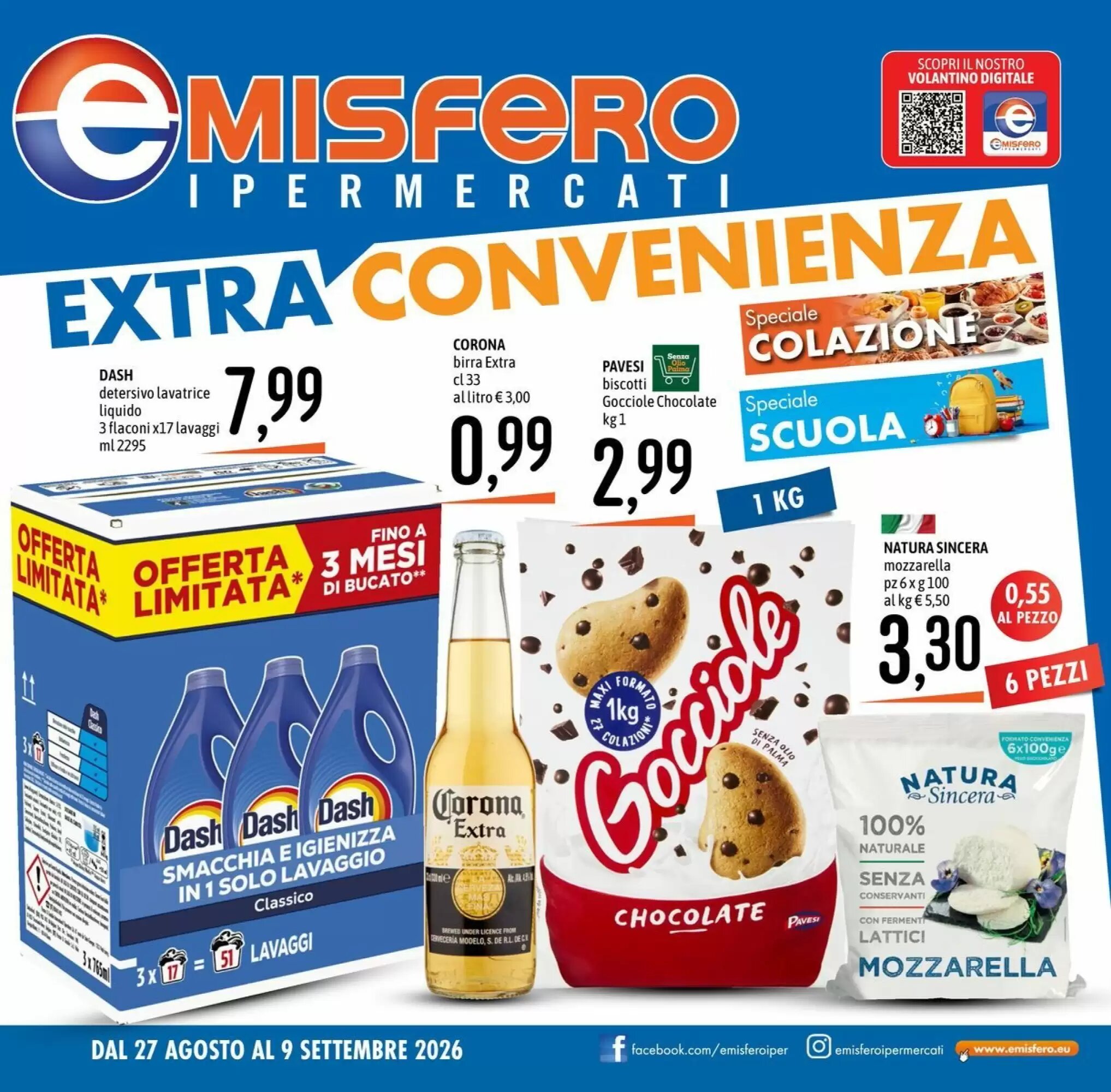Volantino promozionale Emisfero  valide dal 27/08/2026 - Pagina 1.