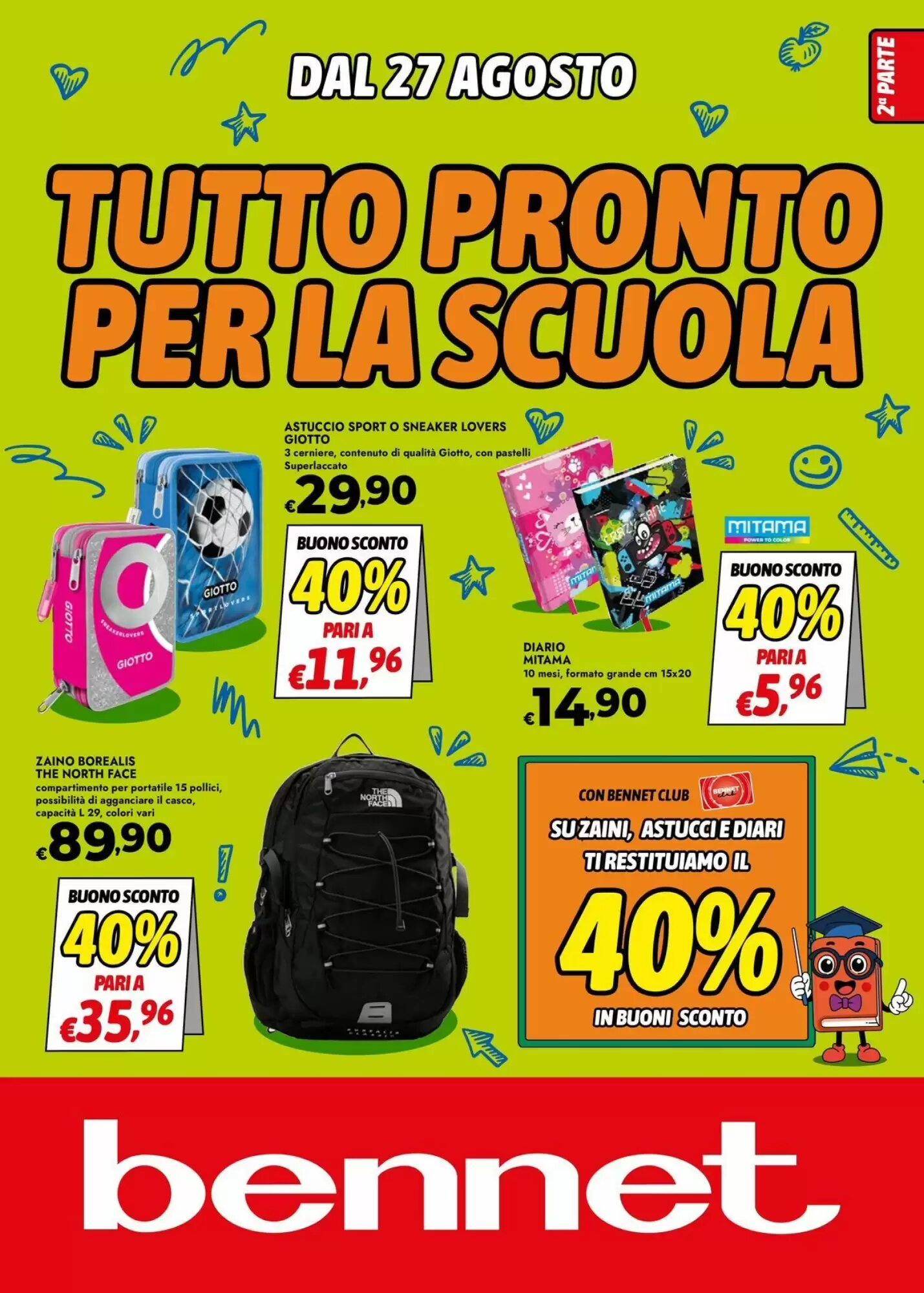 Volantino promozionale Bennet valide dal 27/08/2026 - Pagina 1.