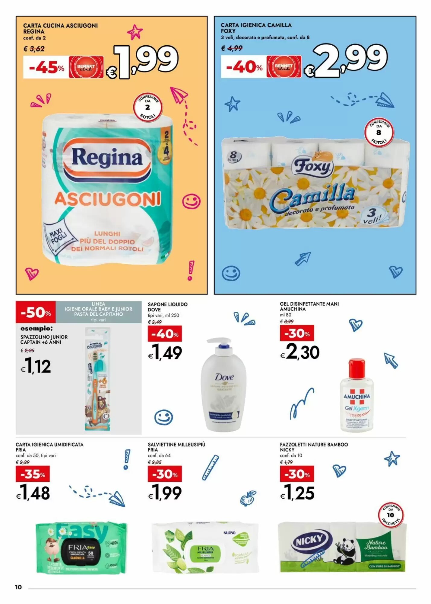 Volantino promozionale Bennet  valide dal 27/08/2026 - Pagina 10.