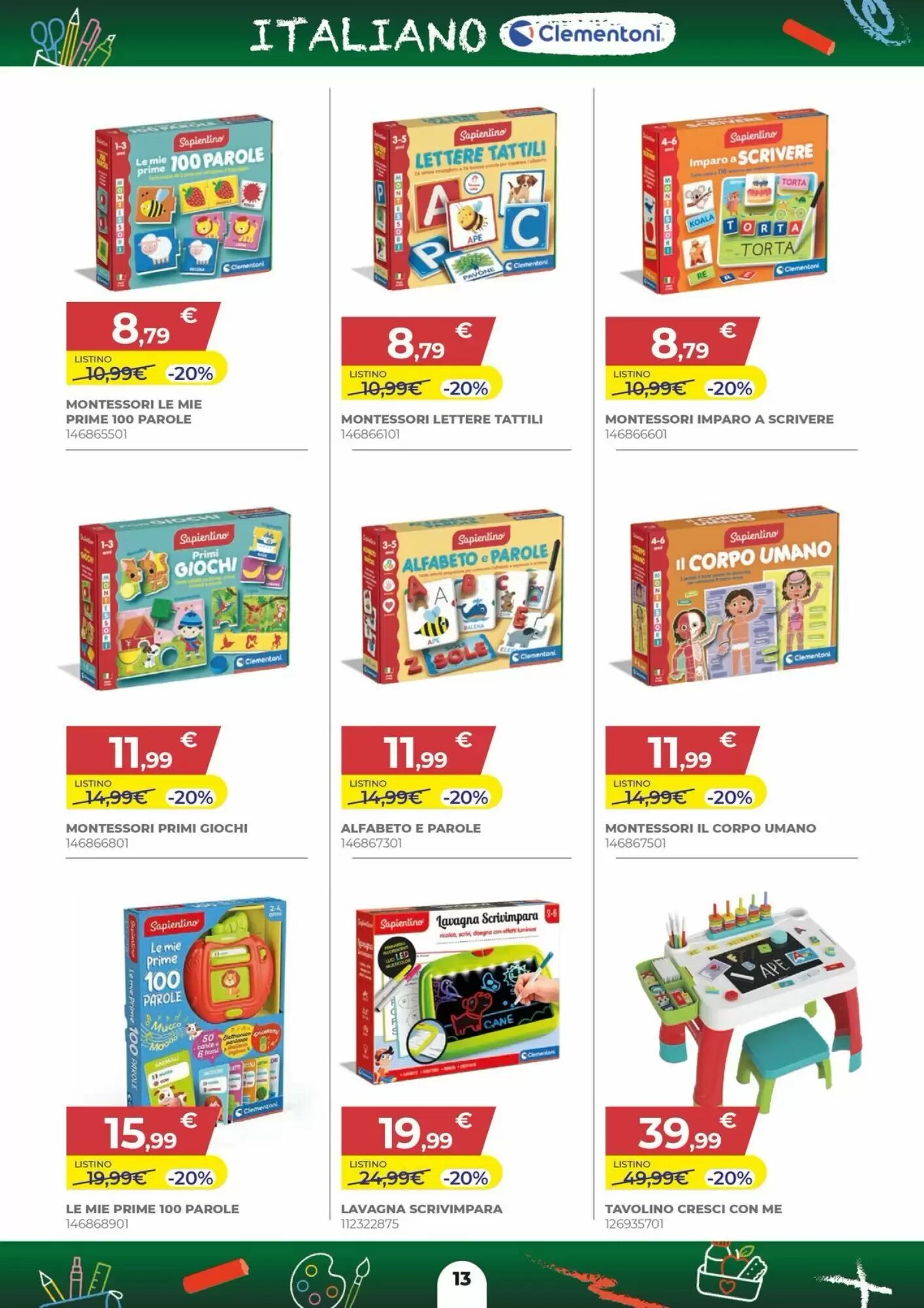 Volantino promozionale Toys Center  valide dal 27/08/2026 - Pagina 13.