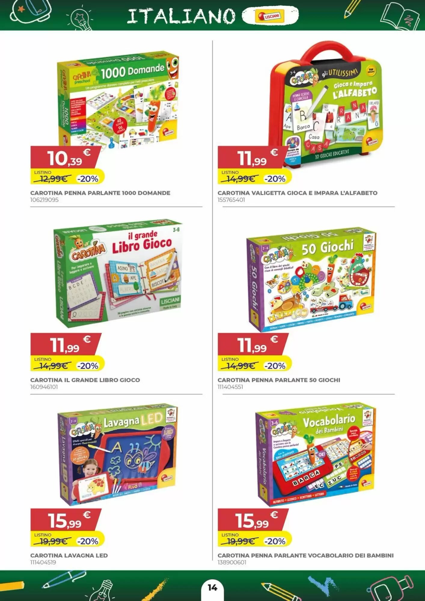 Volantino promozionale Toys Center  valide dal 27/08/2026 - Pagina 14.