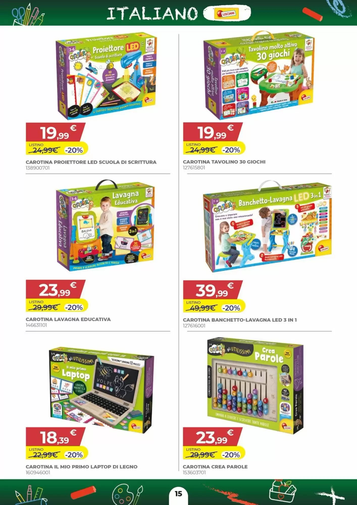 Volantino promozionale Toys Center  valide dal 27/08/2026 - Pagina 15.