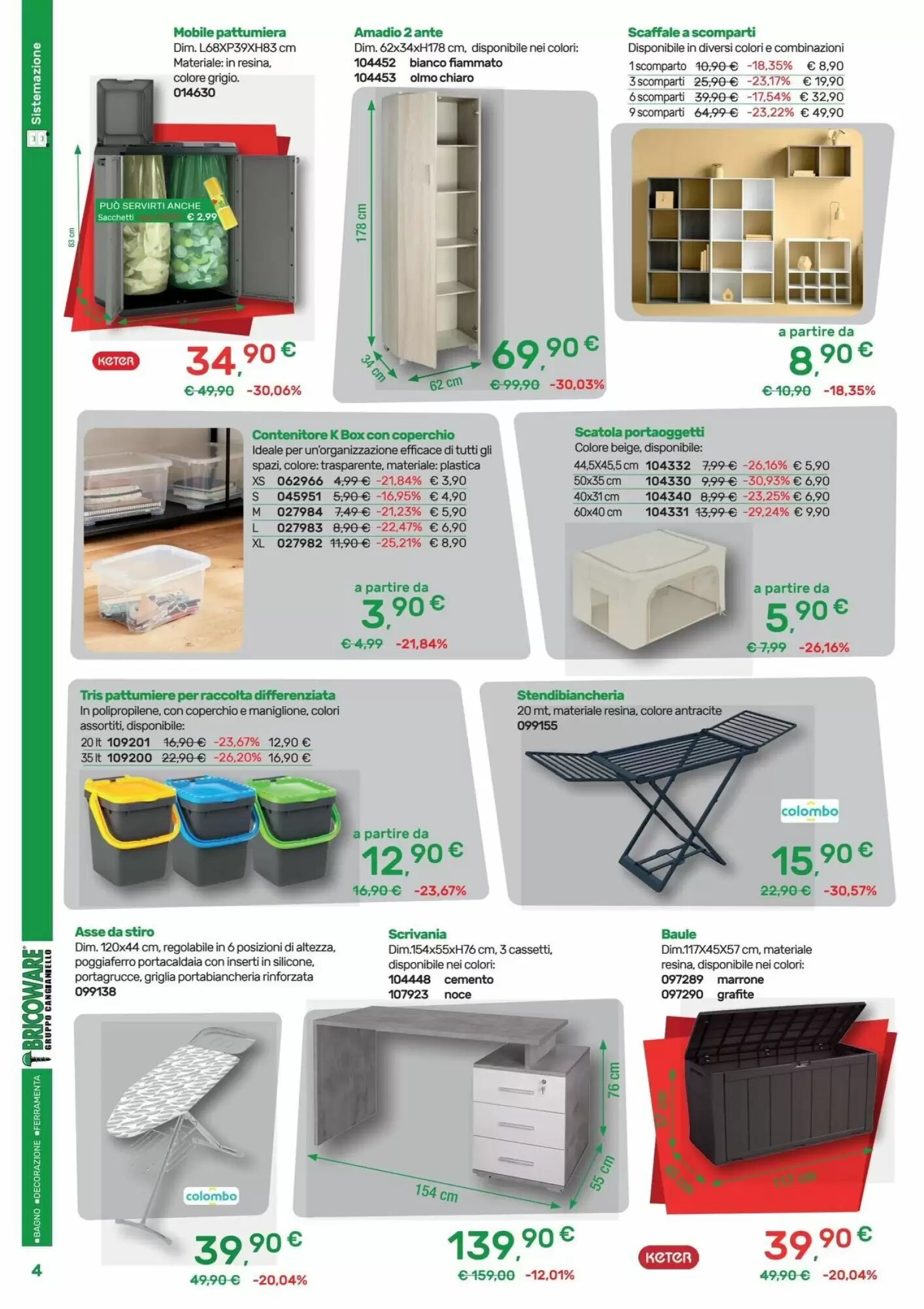 Volantino promozionale Bricoware  valide dal 27/08/2026 - Pagina 4.