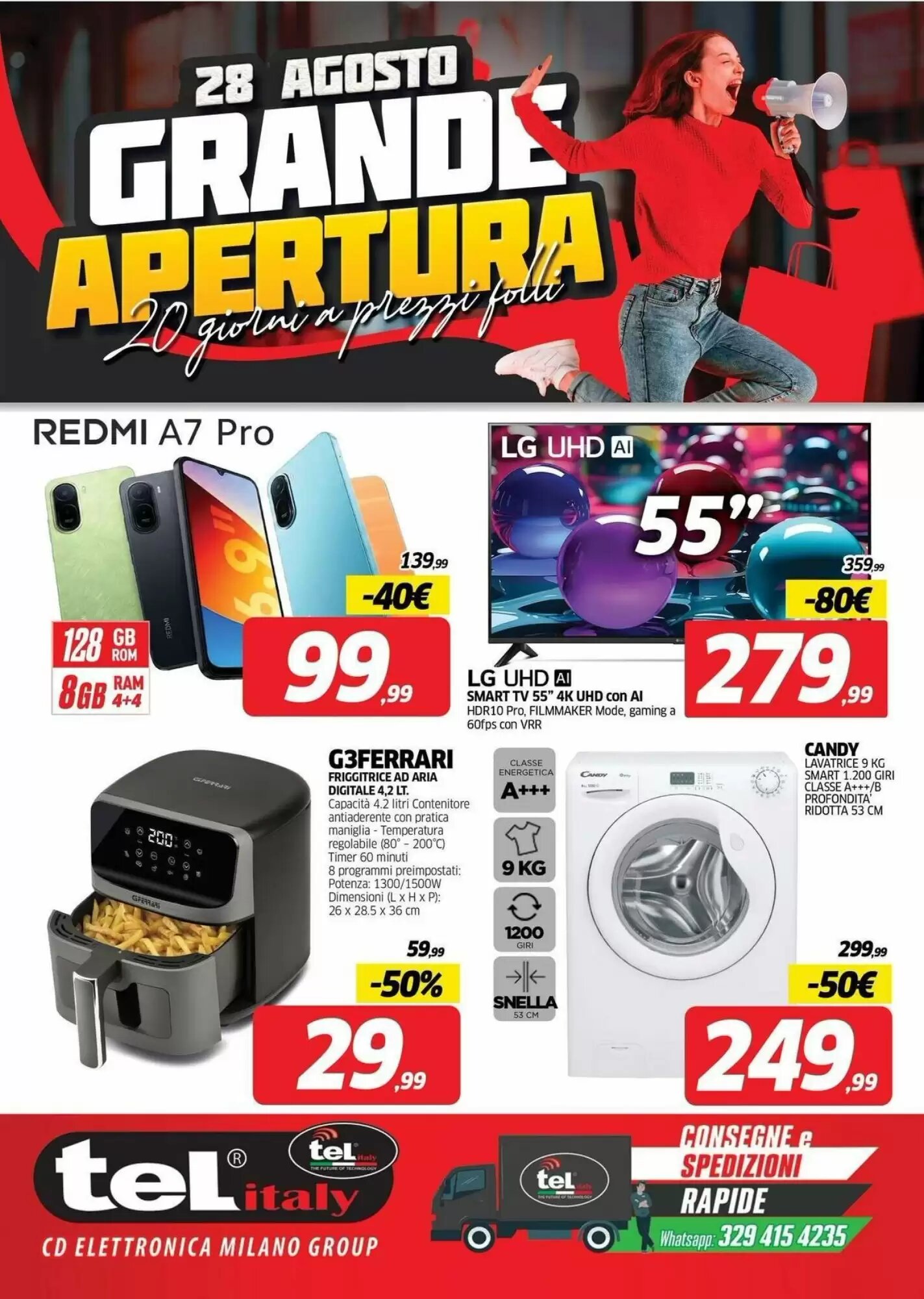 Volantino promozionale Telitaly valide dal 28/08/2026 - Pagina 1.