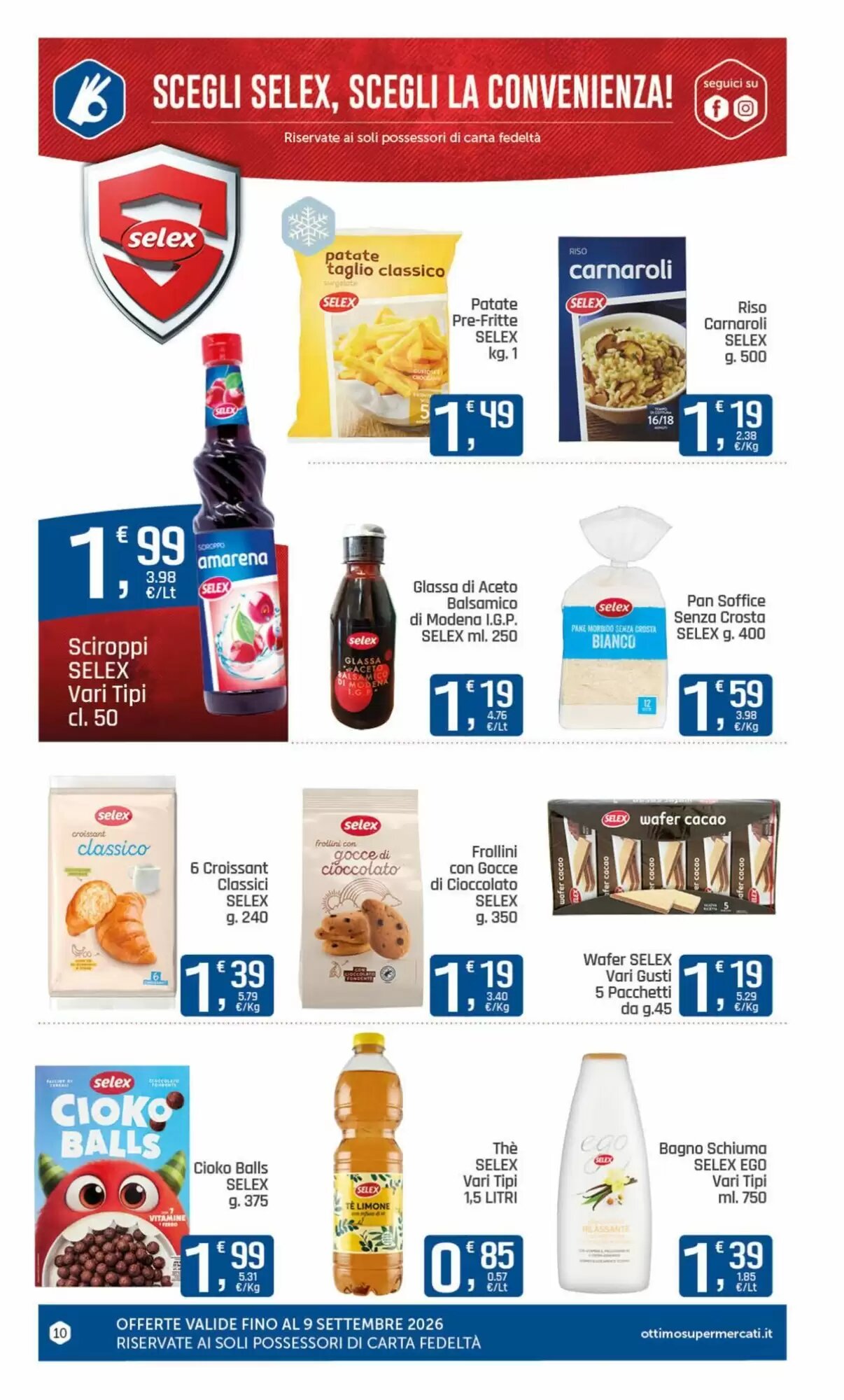 Volantino promozionale Ottimo Market  valide dal 28/08/2026 - Pagina 10.