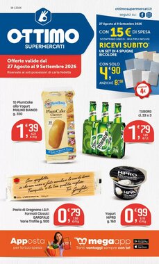 Volantino promozionale Ottimo Market  valide dal 28/08/2026