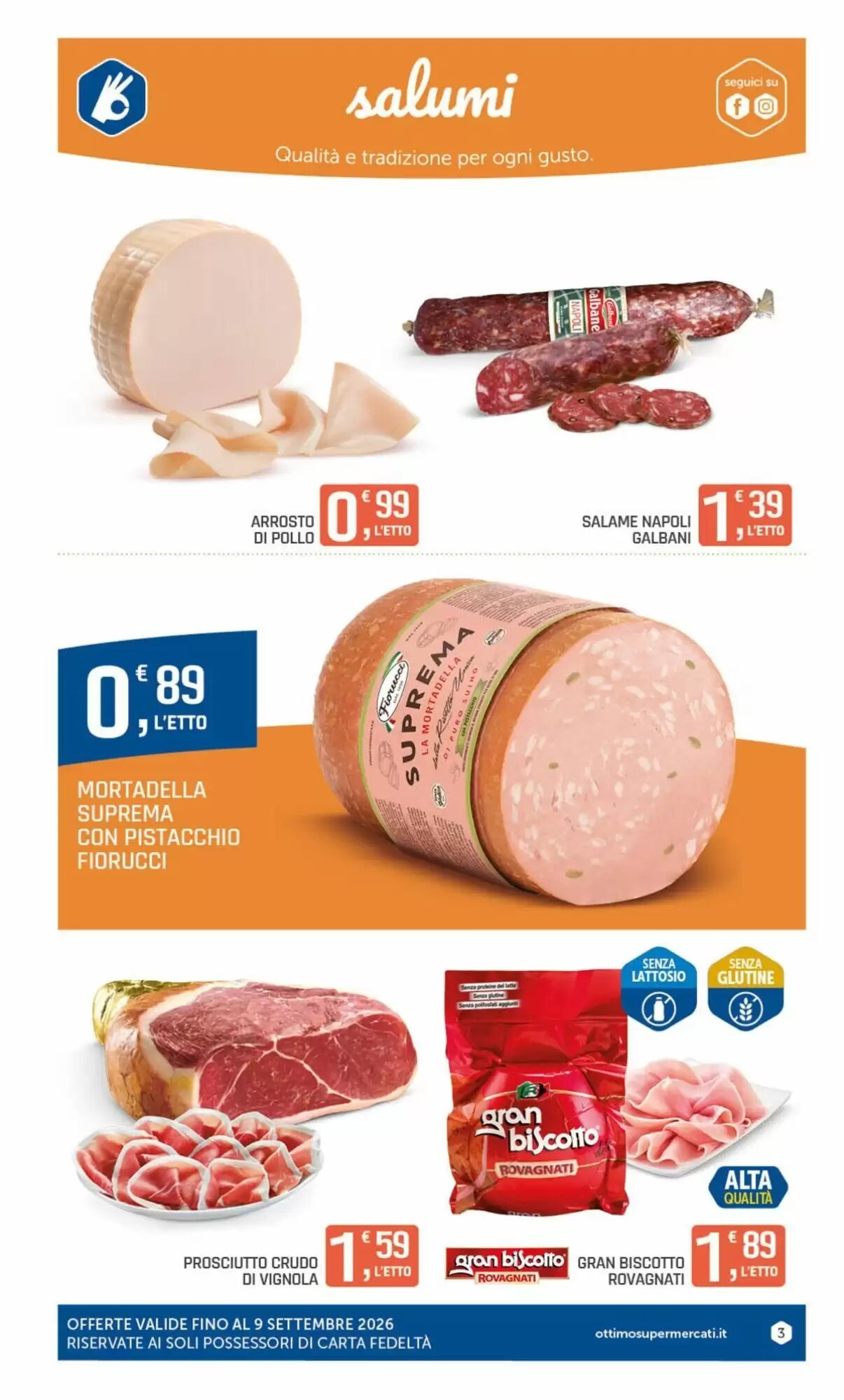 Volantino promozionale Ottimo Market  valide dal 28/08/2026 - Pagina 3.
