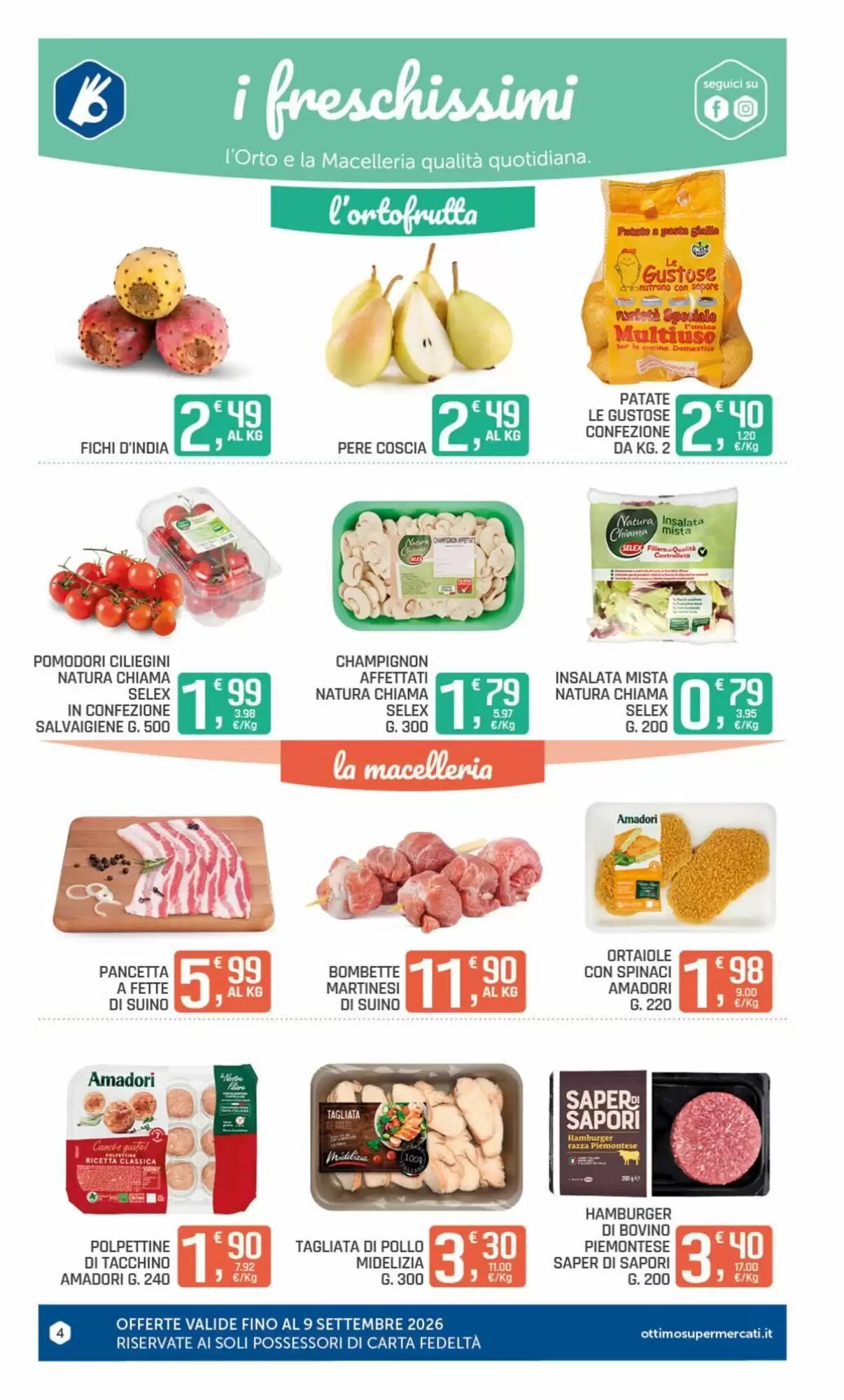 Volantino promozionale Ottimo Market  valide dal 28/08/2026 - Pagina 4.