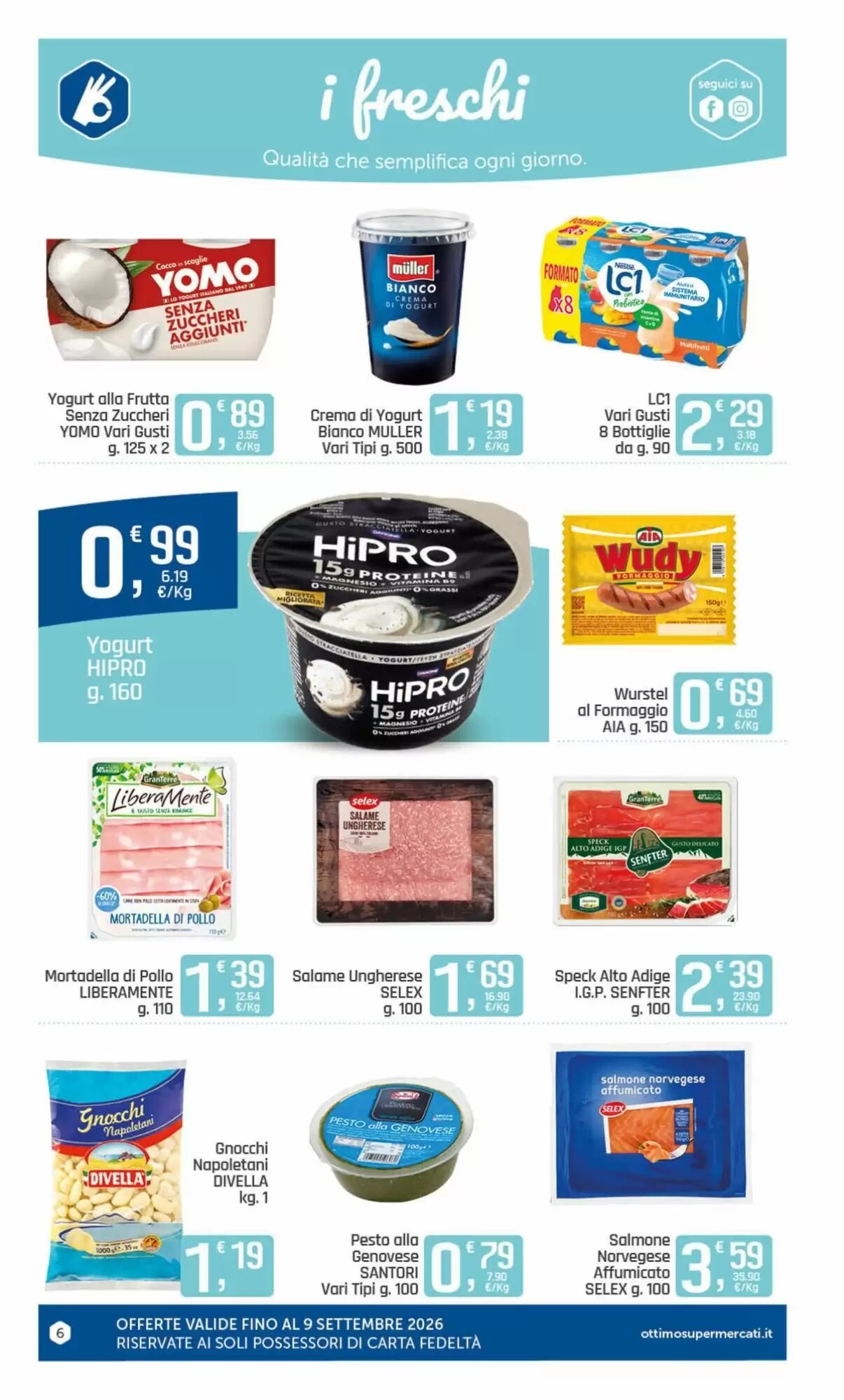 Volantino promozionale Ottimo Market  valide dal 28/08/2026 - Pagina 6.