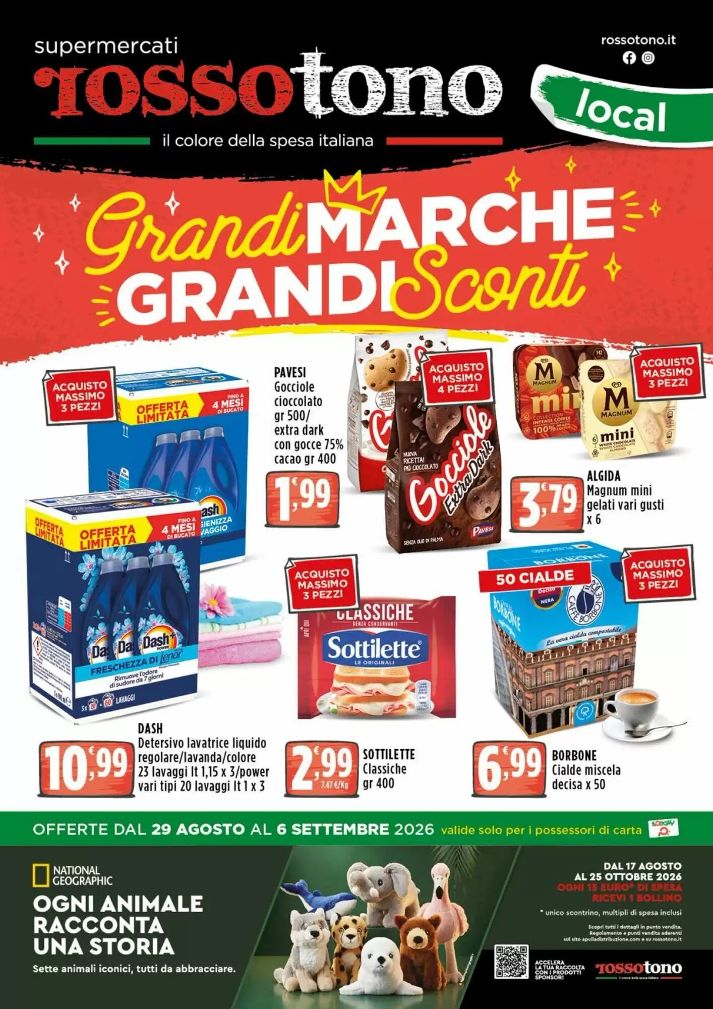 Volantino promozionale Rossotono  valide dal 29/08/2026 - Pagina 1.