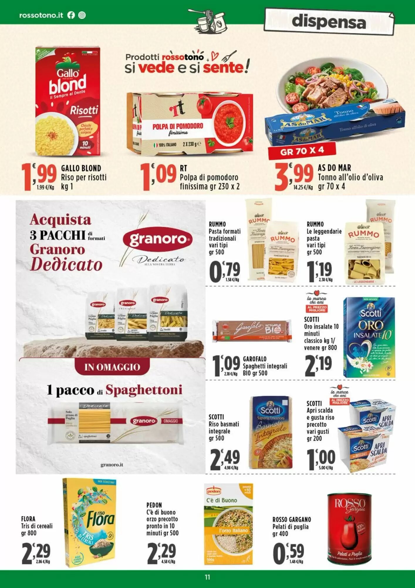 Volantino promozionale Rossotono  valide dal 29/08/2026 - Pagina 11.