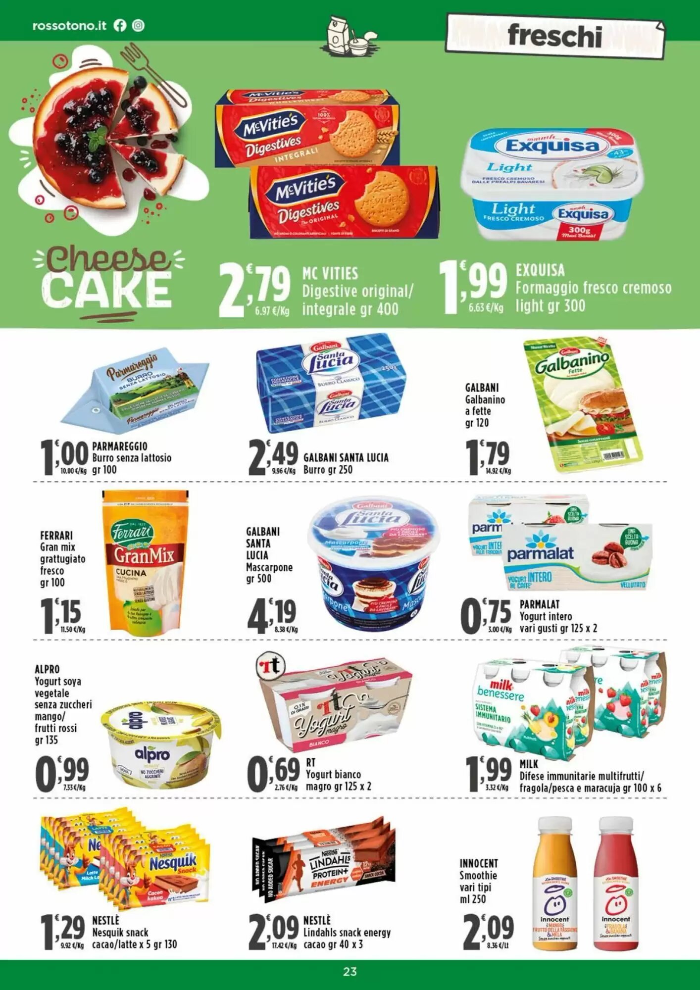 Volantino promozionale Rossotono  valide dal 29/08/2026 - Pagina 23.