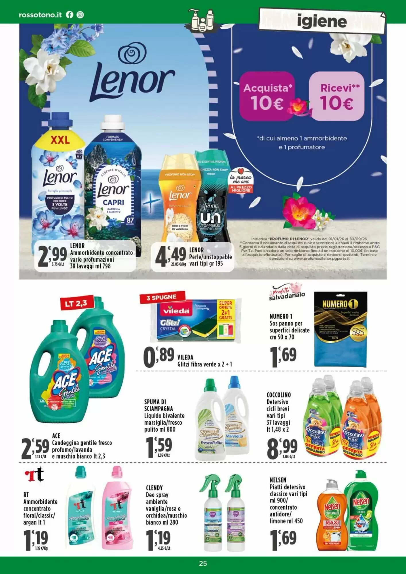 Volantino promozionale Rossotono  valide dal 29/08/2026 - Pagina 25.