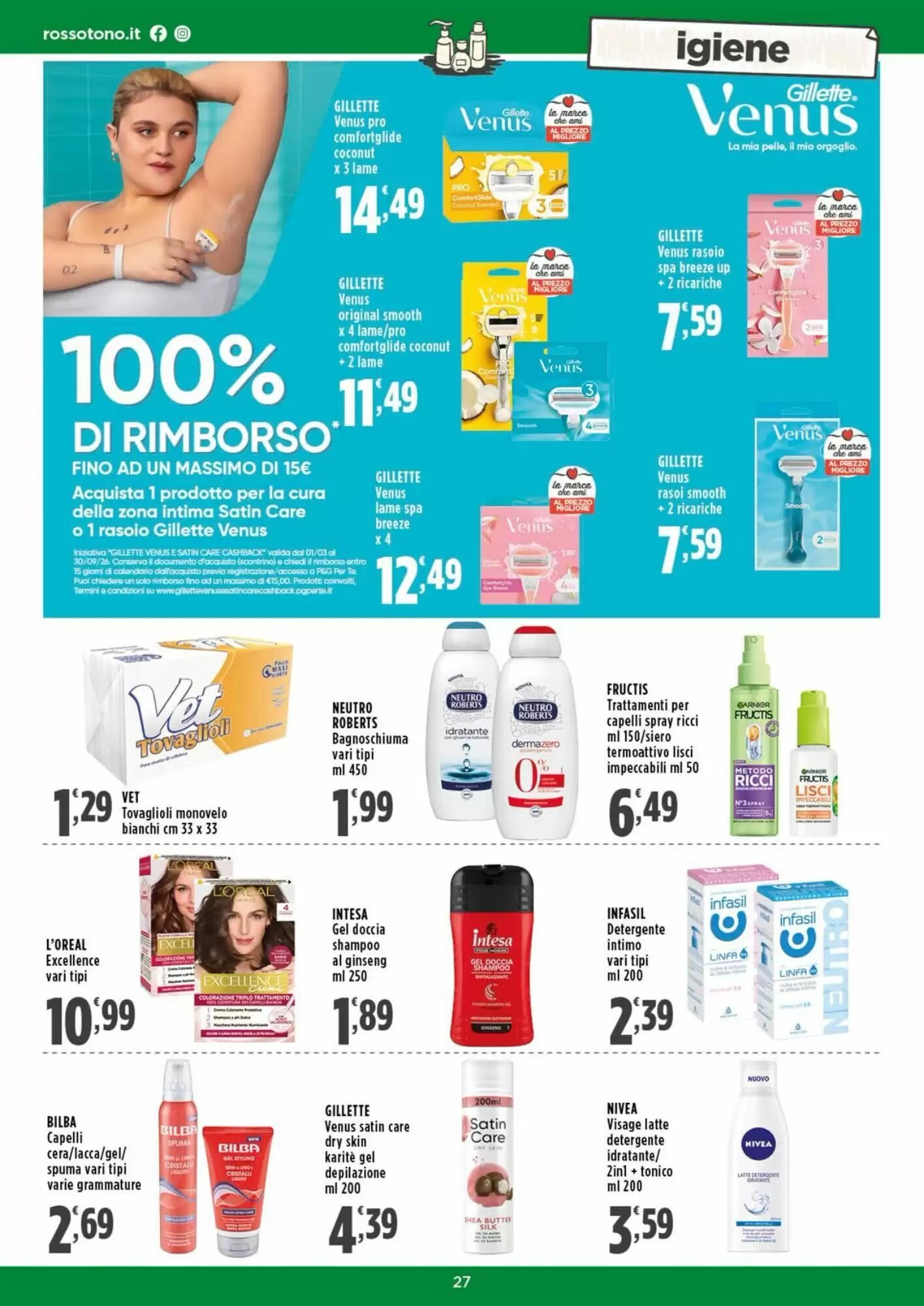 Volantino promozionale Rossotono  valide dal 29/08/2026 - Pagina 27.