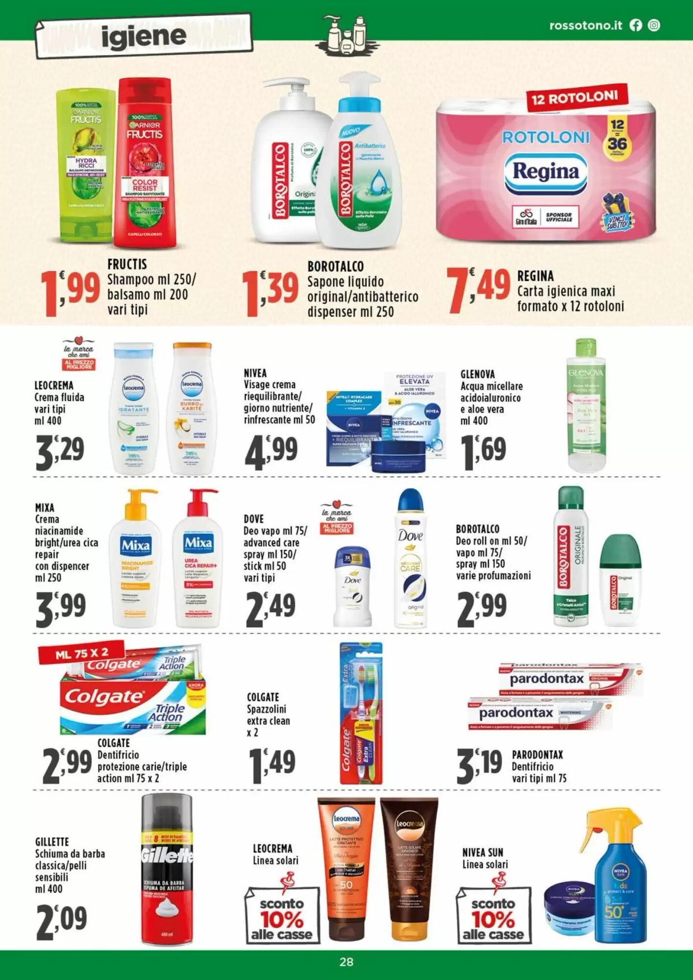 Volantino promozionale Rossotono  valide dal 29/08/2026 - Pagina 28.