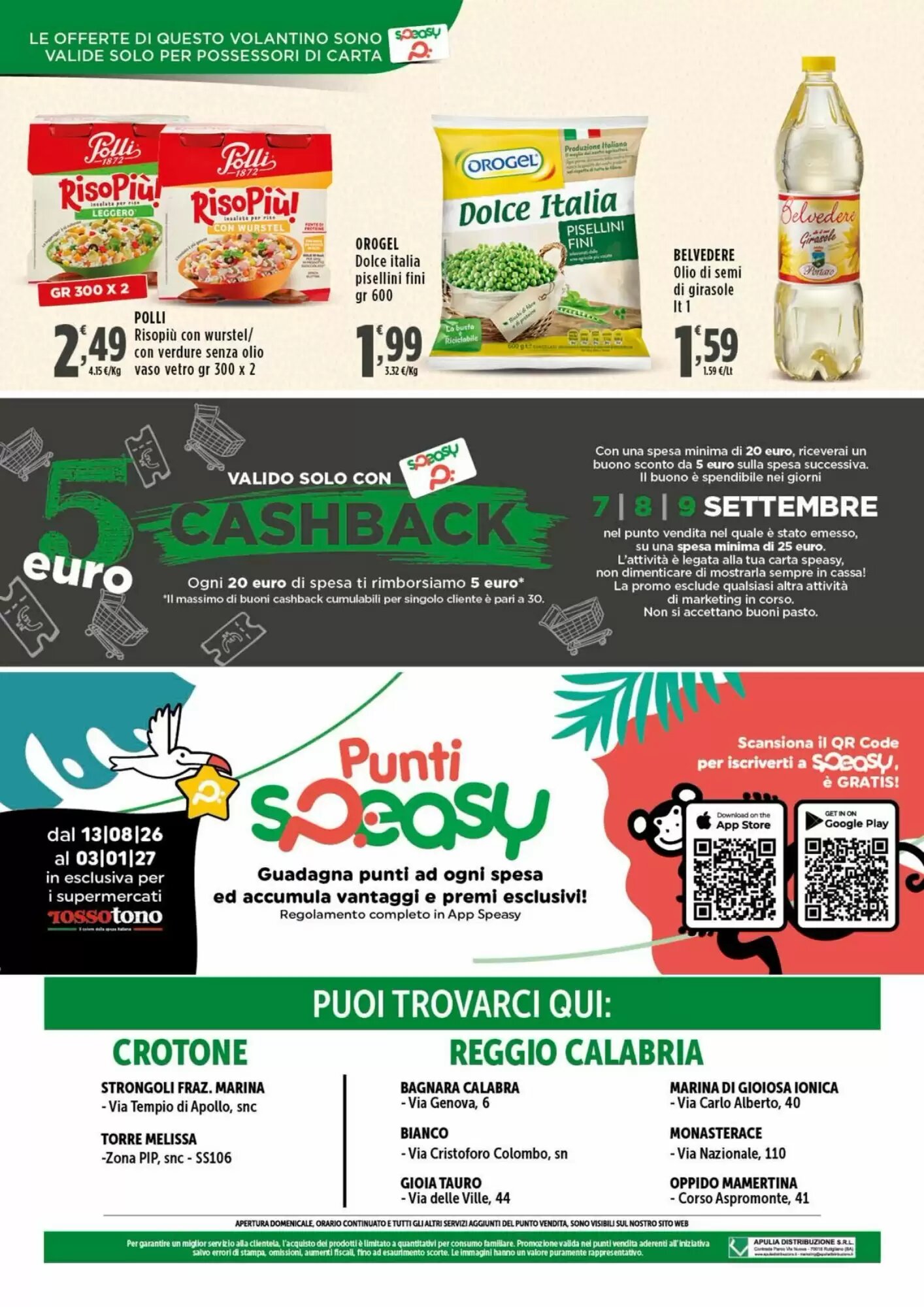 Volantino promozionale Rossotono  valide dal 29/08/2026 - Pagina 30.