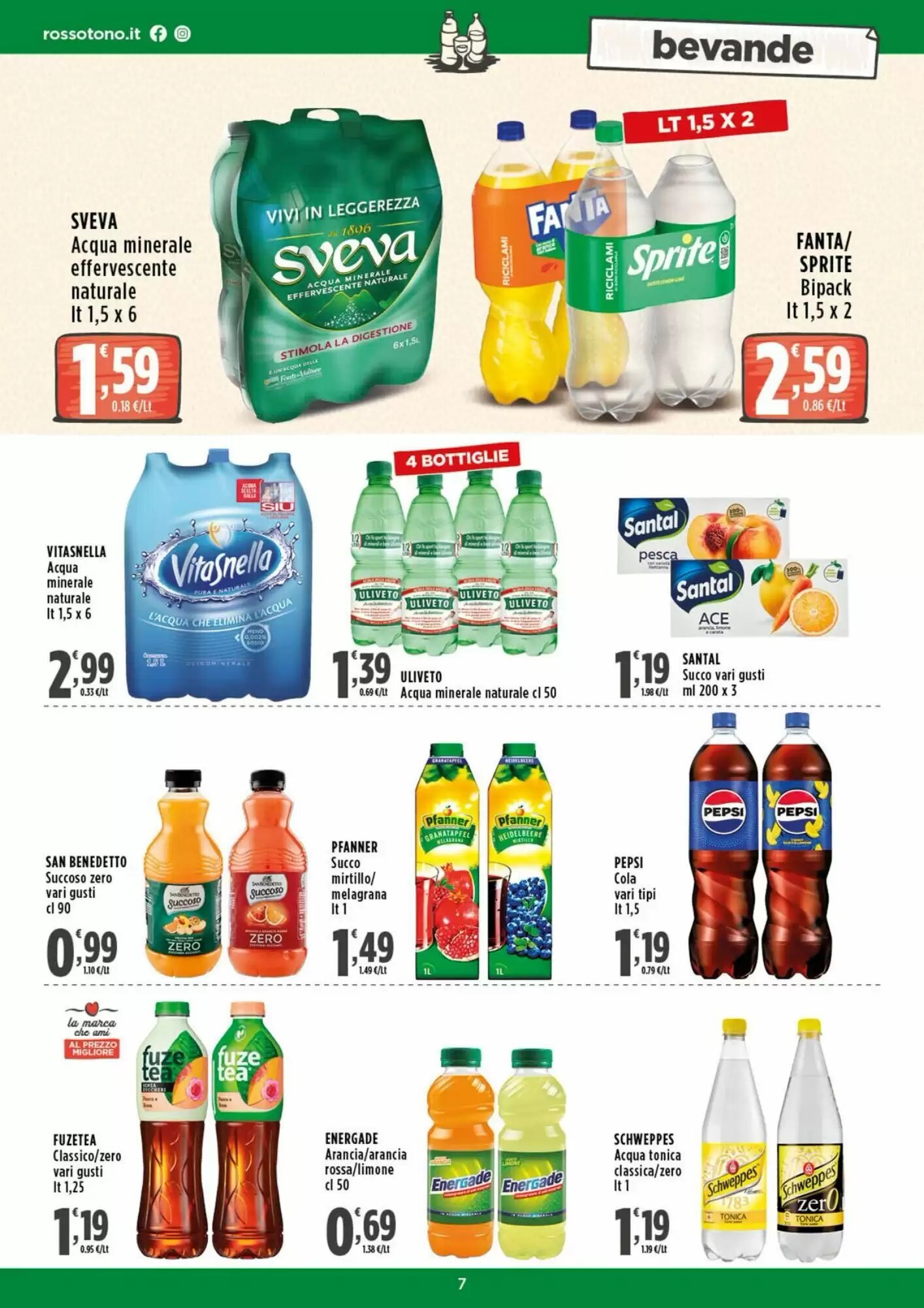 Volantino promozionale Rossotono  valide dal 29/08/2026 - Pagina 7.