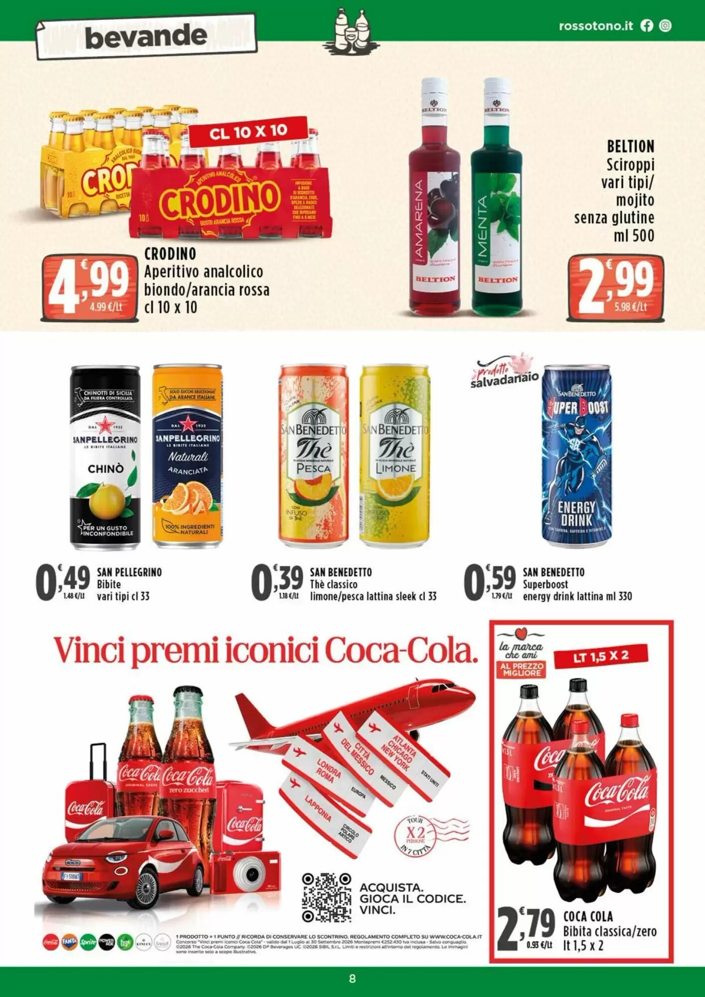 Volantino promozionale Rossotono  valide dal 29/08/2026 - Pagina 8.