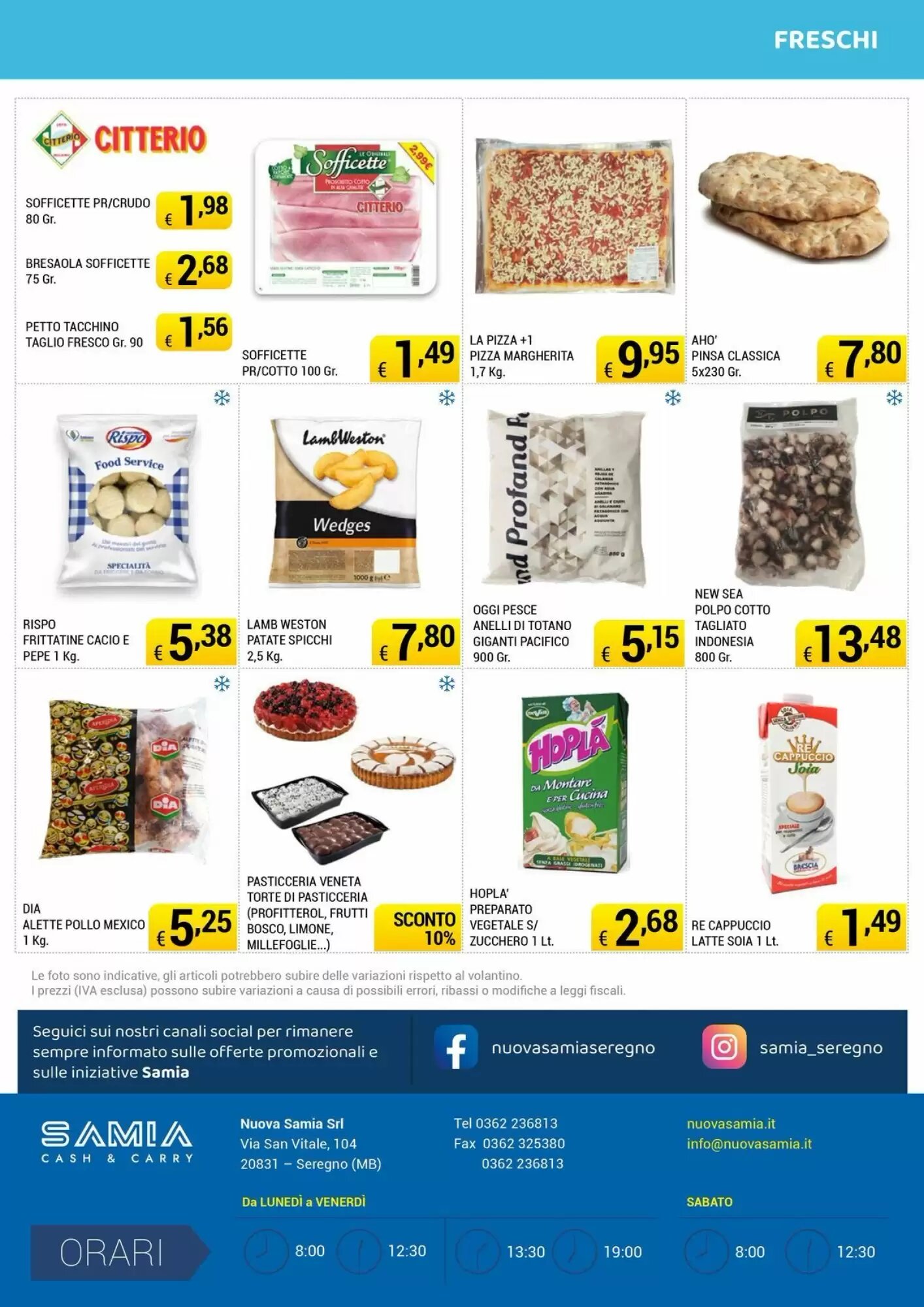 Volantino promozionale Samia Cash and Carry  valide dal 29/08/2026 - Pagina 8.