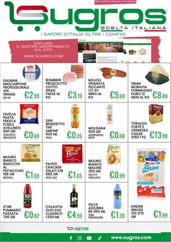 Volantino promozionale Sugros  valide dal 30/08/2026